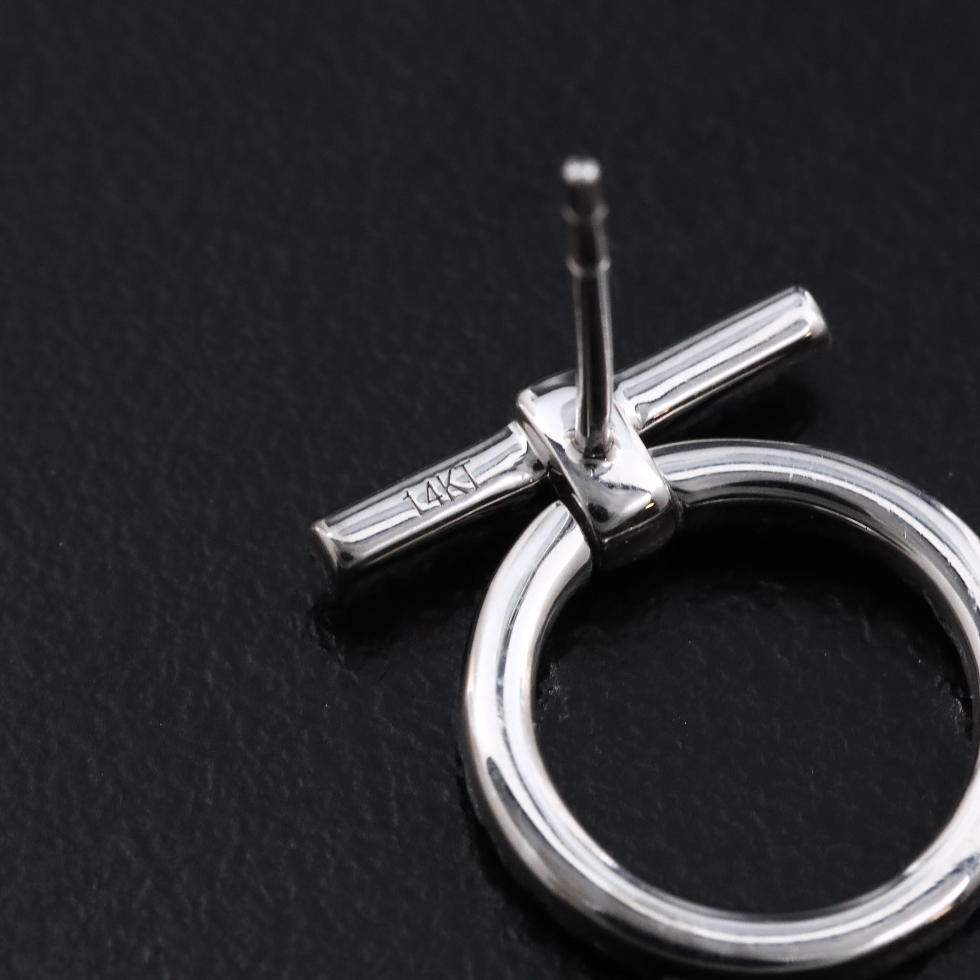 14K 0.75 CTW Diamond Drop Earrings