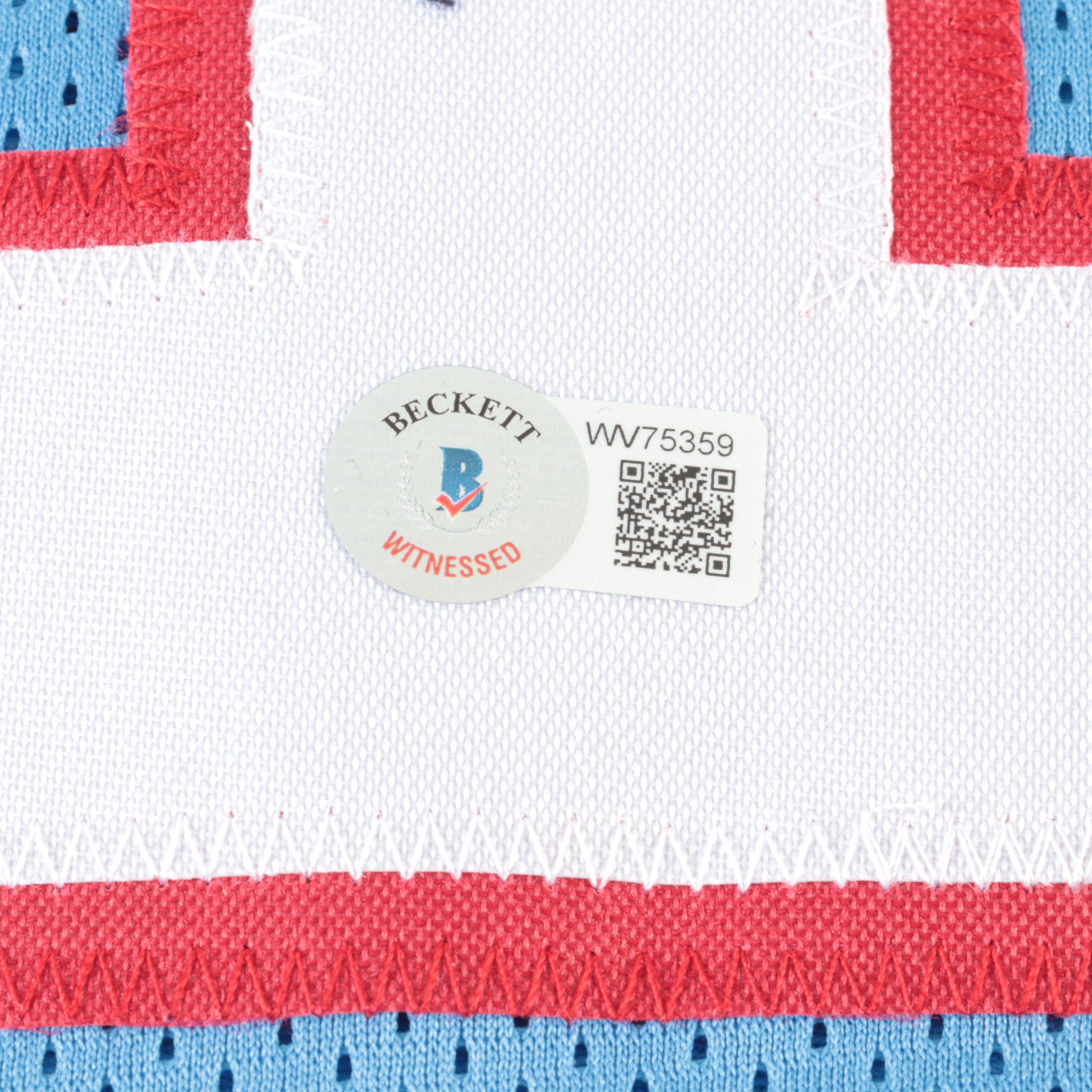 Warren Moon Signed “HOF 06” Houston Oilers Football Jersey, Beckett