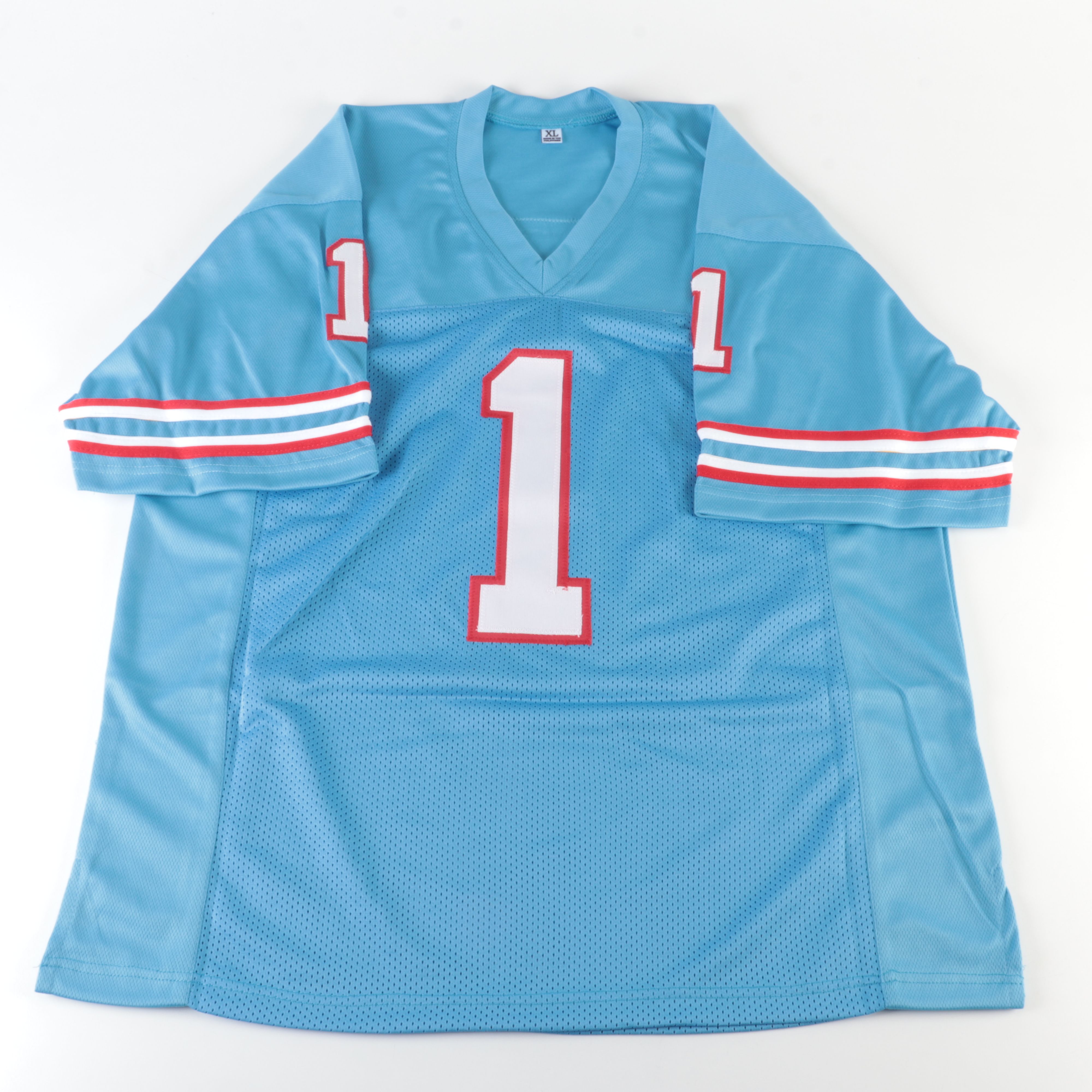 Warren Moon Signed “HOF 06” Houston Oilers Football Jersey, Beckett