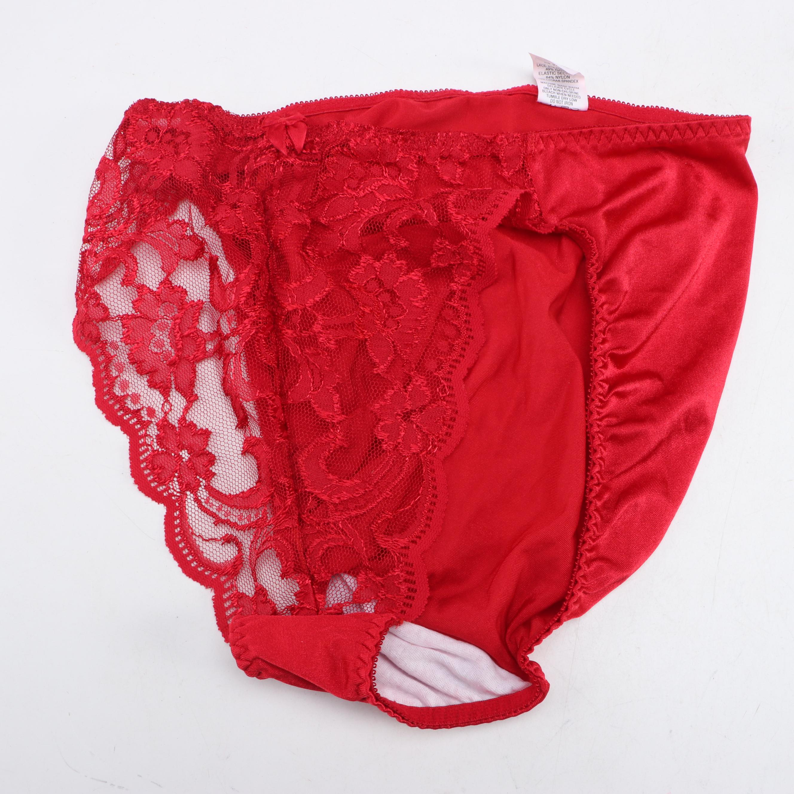 Vintage Undergarments Including Bloomers, Briefs, Garter Belts, Corset & Shirt