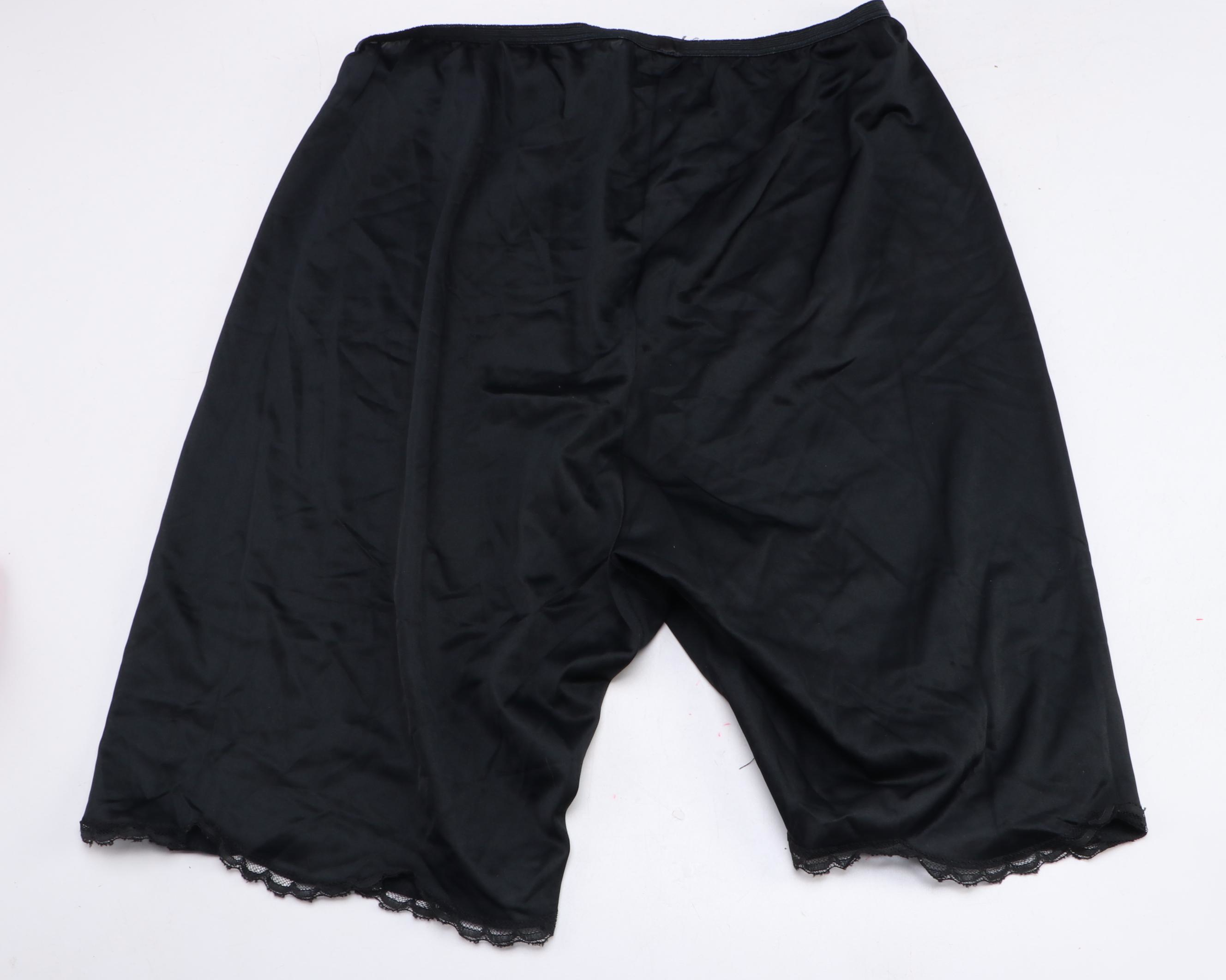 Vintage Undergarments Including Bloomers, Briefs, Garter Belts, Corset & Shirt