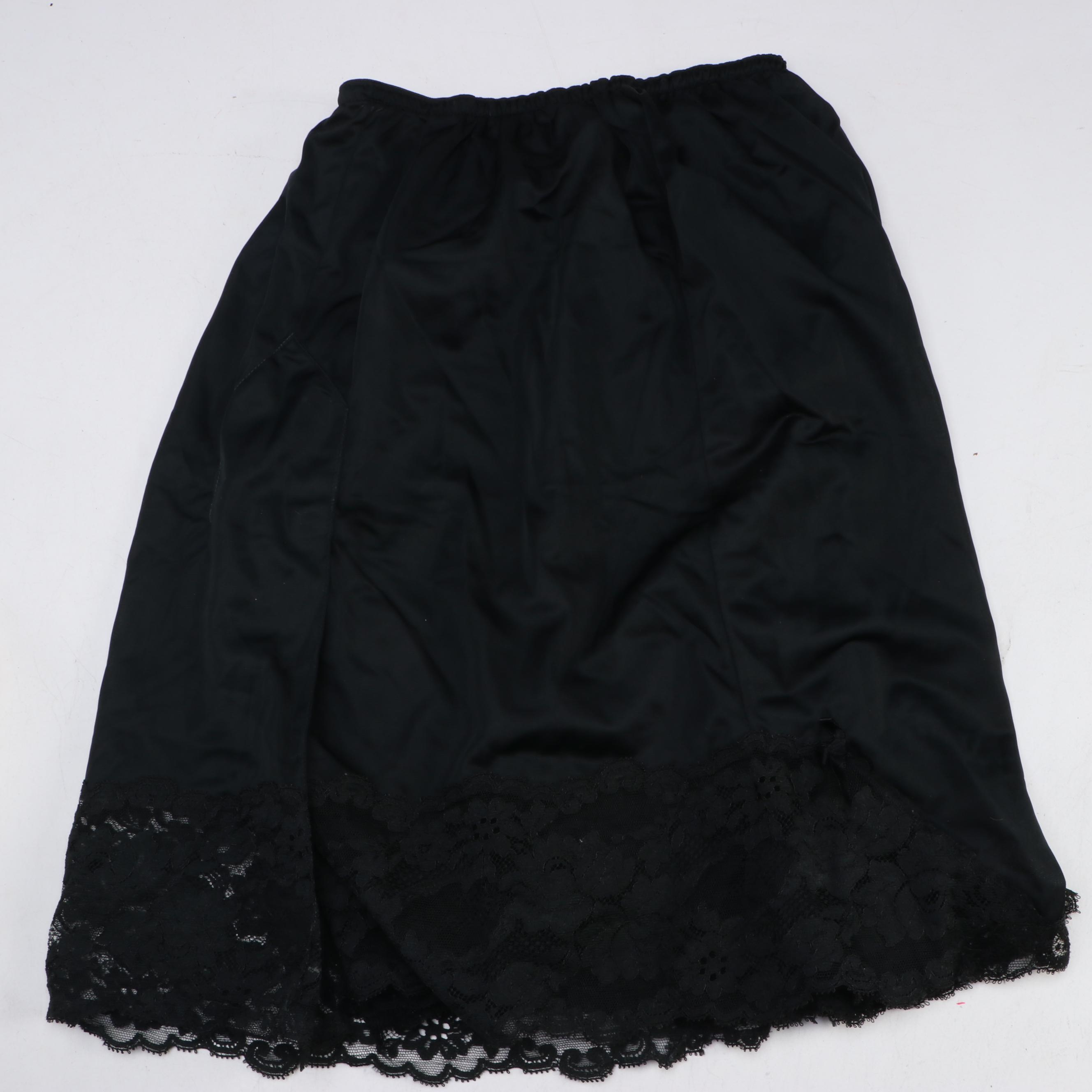 Vintage Undergarments Including Bloomers, Briefs, Garter Belts, Corset & Shirt
