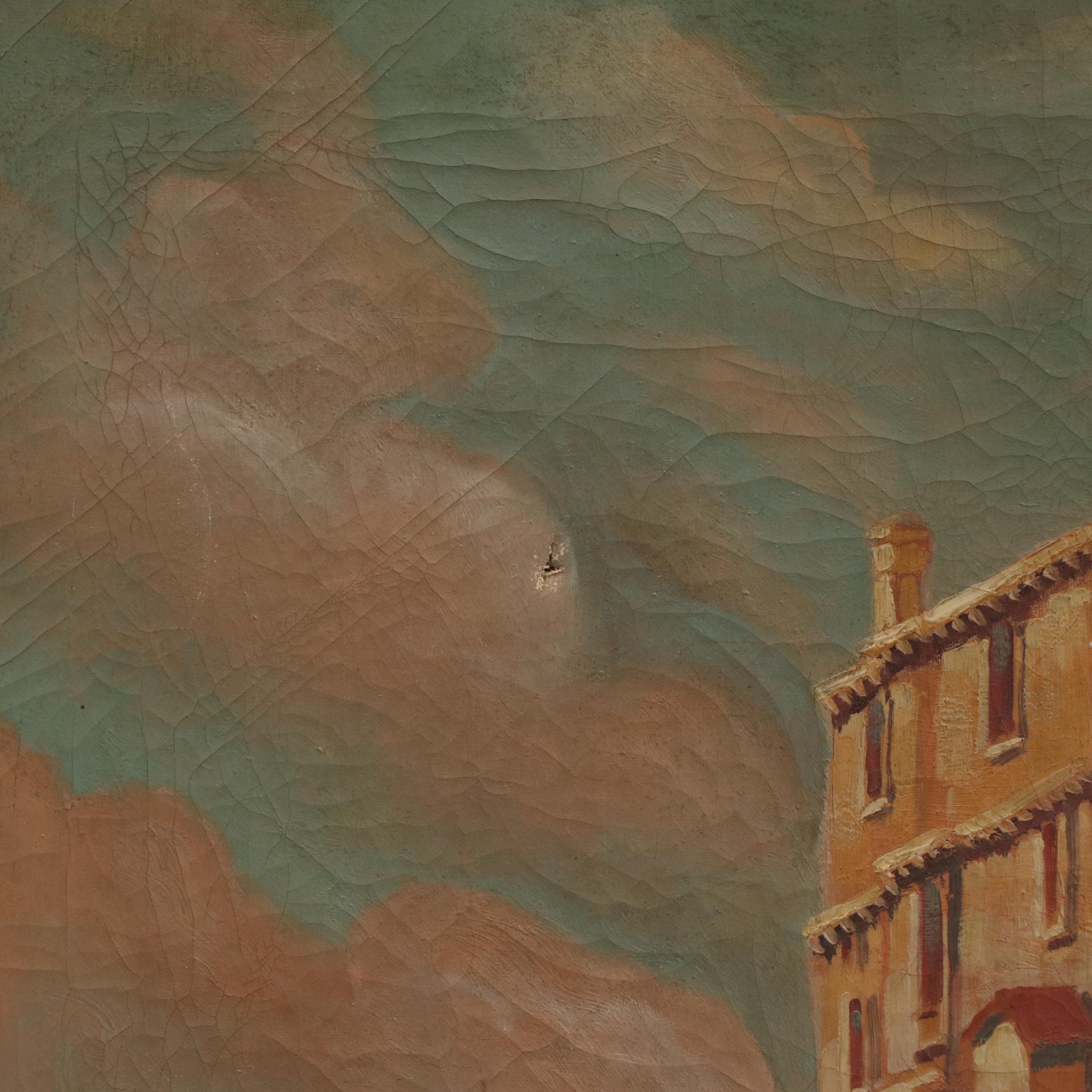 Venetian Oil Painting of the Grand Canal, Late 19th Century