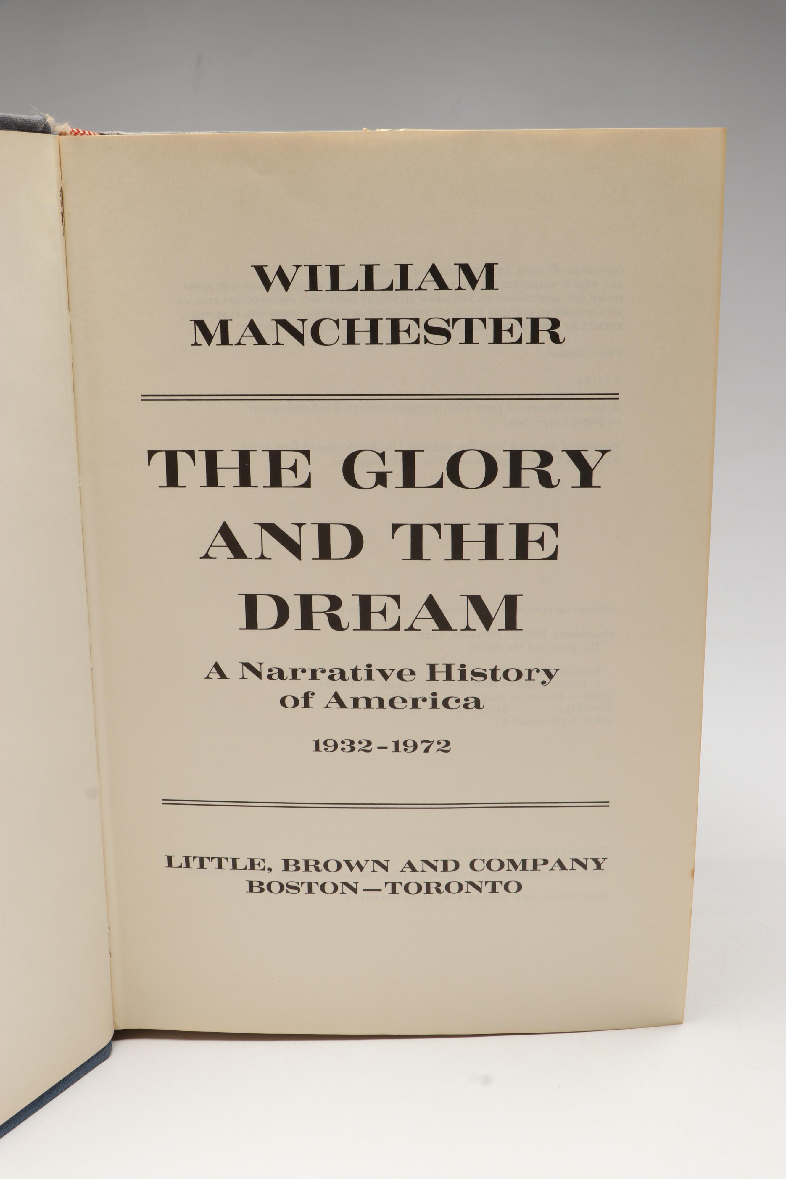 First Edition "The Glory and the Dream" and More Nonfiction Books