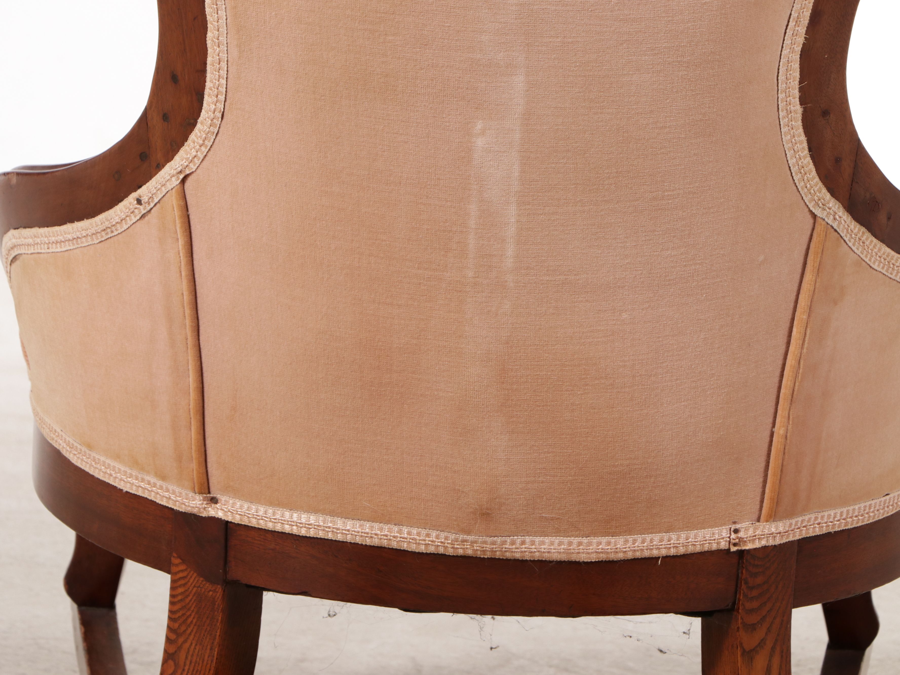 Victorian Oak Rocking Chair with Needlepoint Upholstery