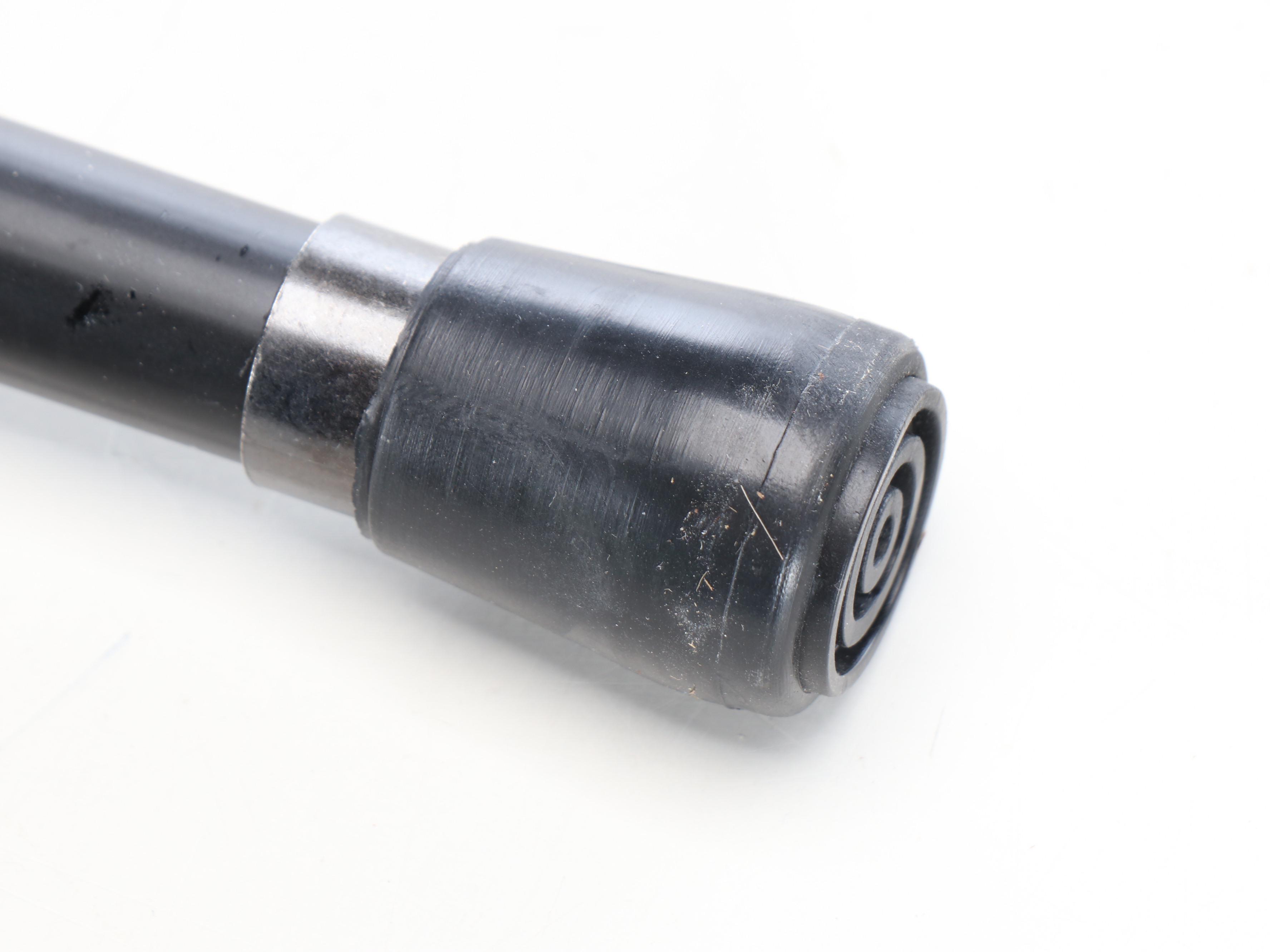 Silver and Yellow Enameled Dragon Head Walking Stick