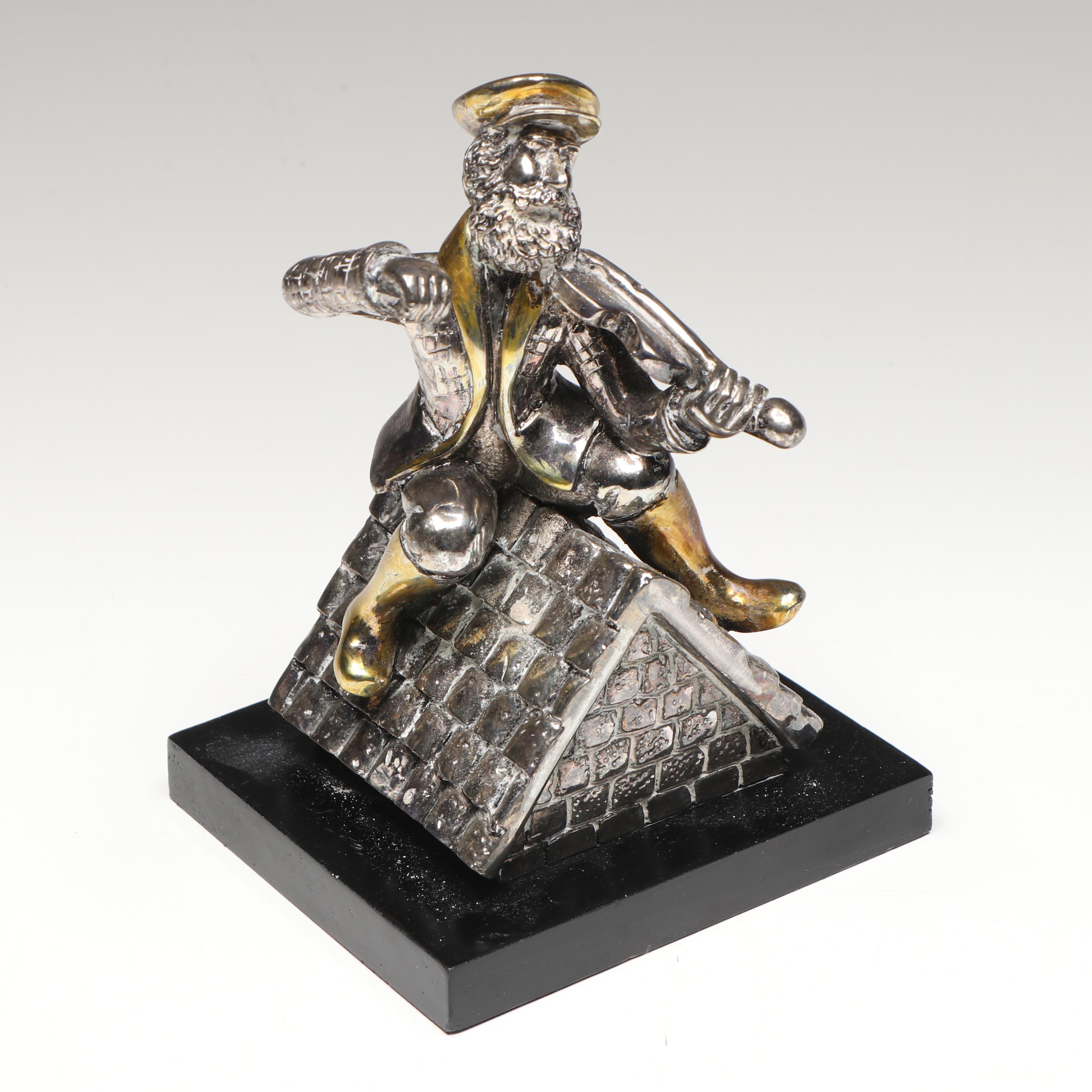 Sterling Silver Electroform Fiddler on the Roof