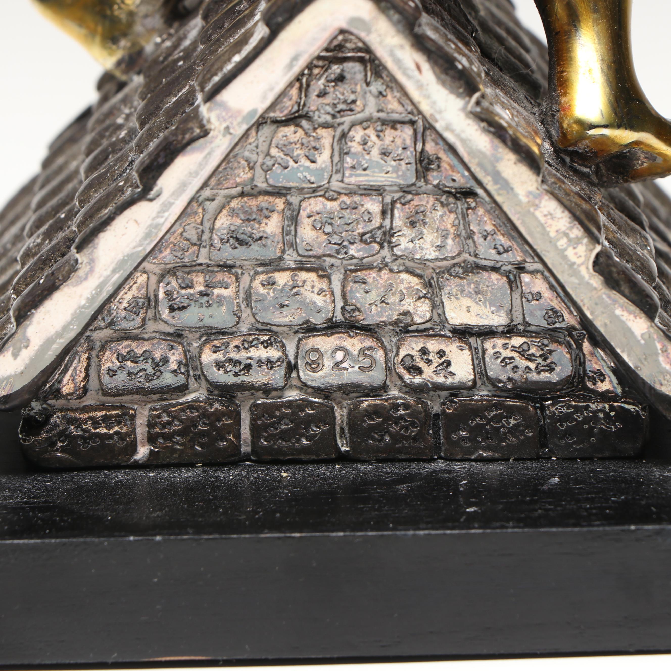 Sterling Silver Electroform Fiddler on the Roof