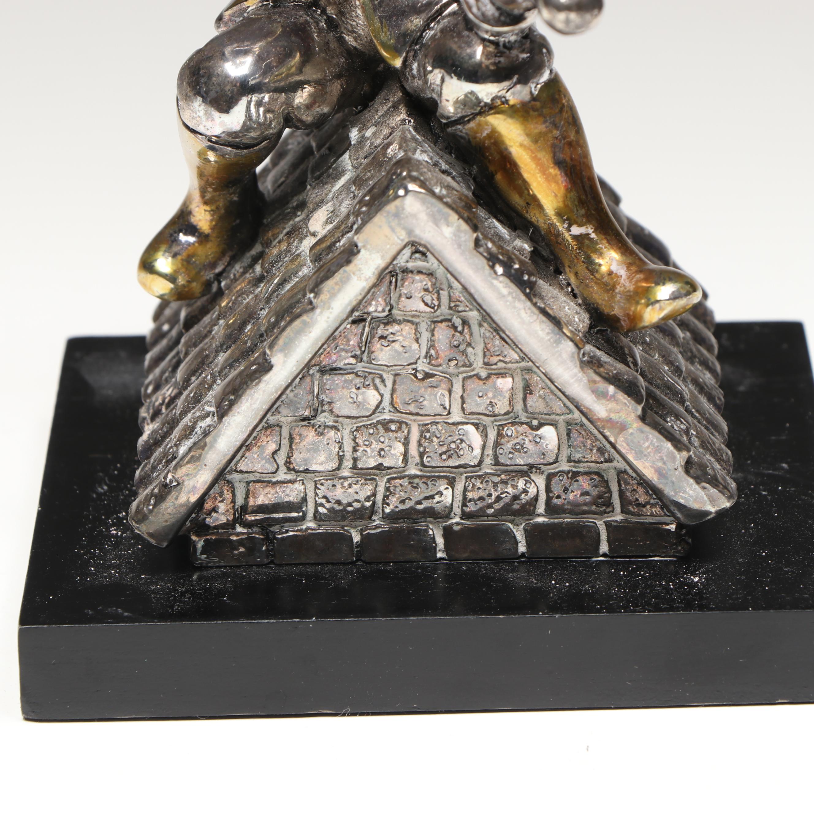 Sterling Silver Electroform Fiddler on the Roof