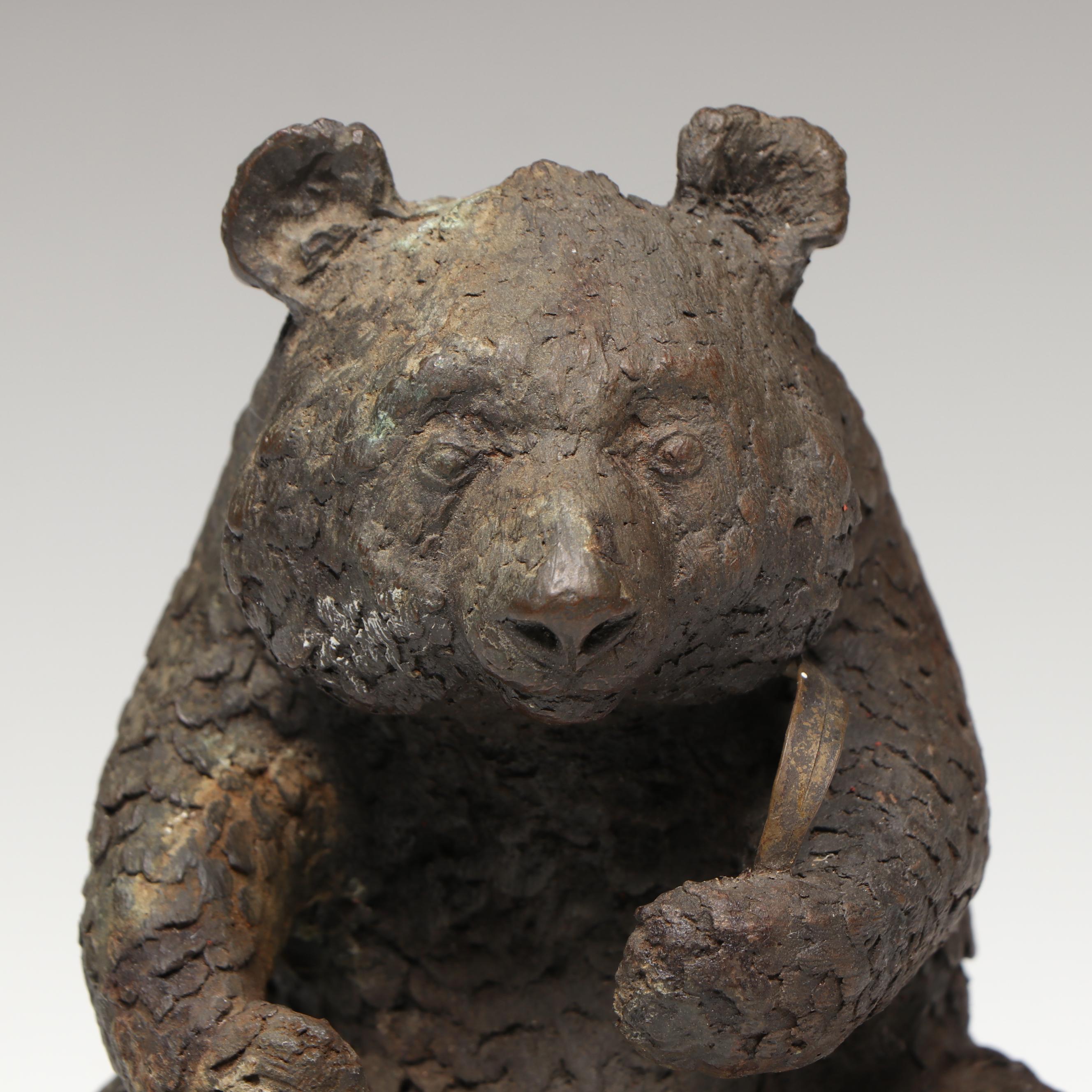 J. Oliver Composite Sculpture of Seated Panda