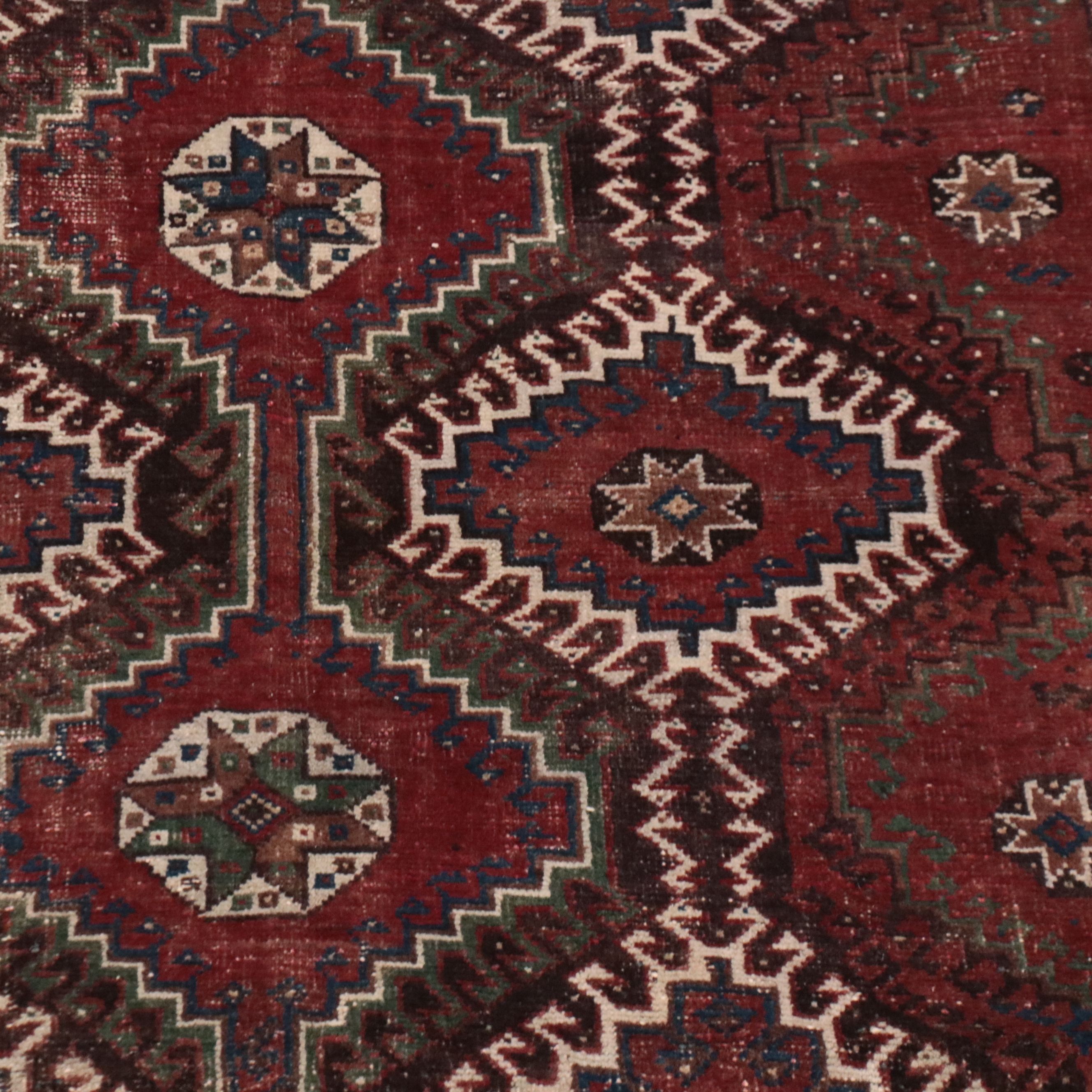 5' x 9'3 Hand-Knotted Caucasian Kazak Style Area Rug