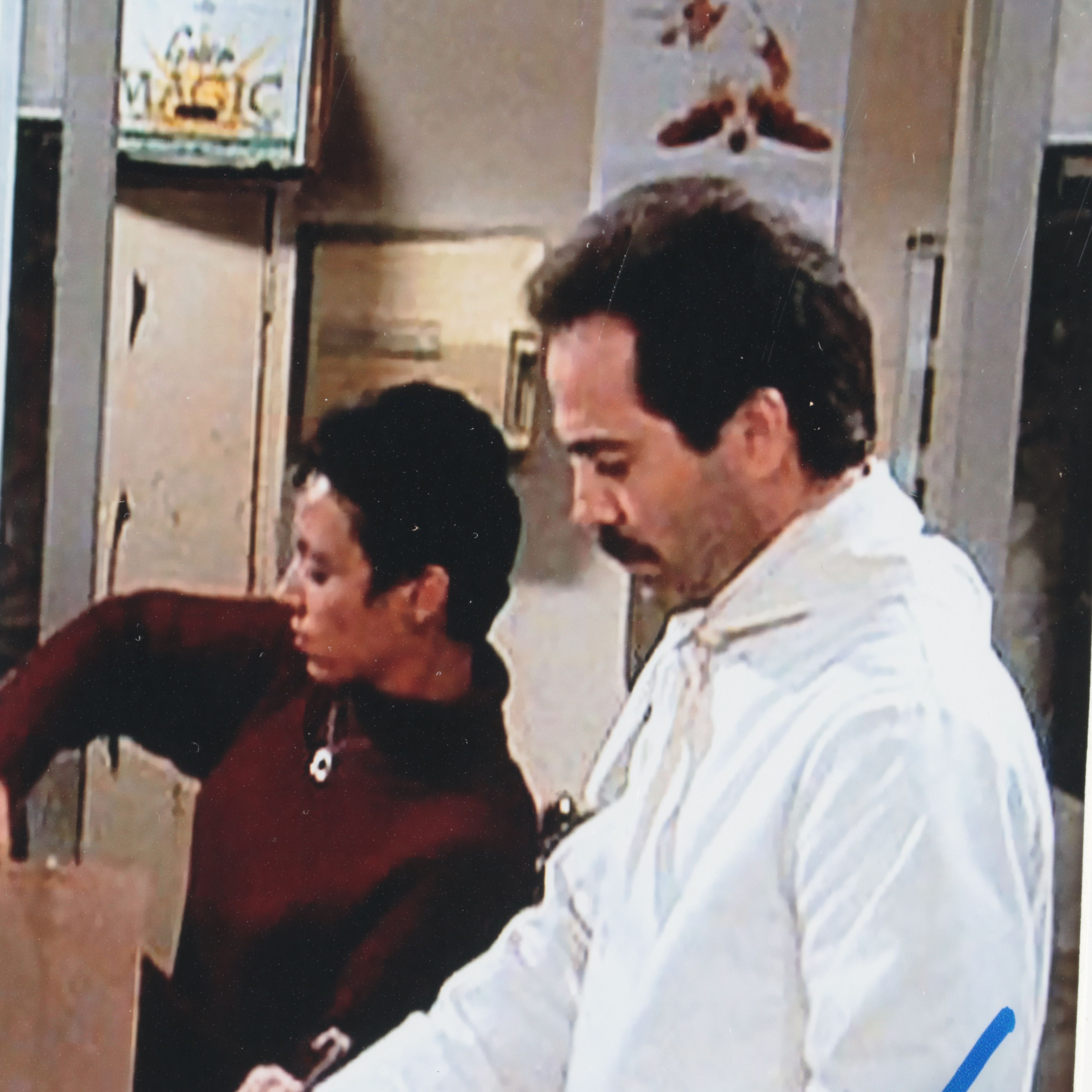 Larry Thomas Signed “No Soup For You!” Seinfeld Print in Matted Frame, Beckett