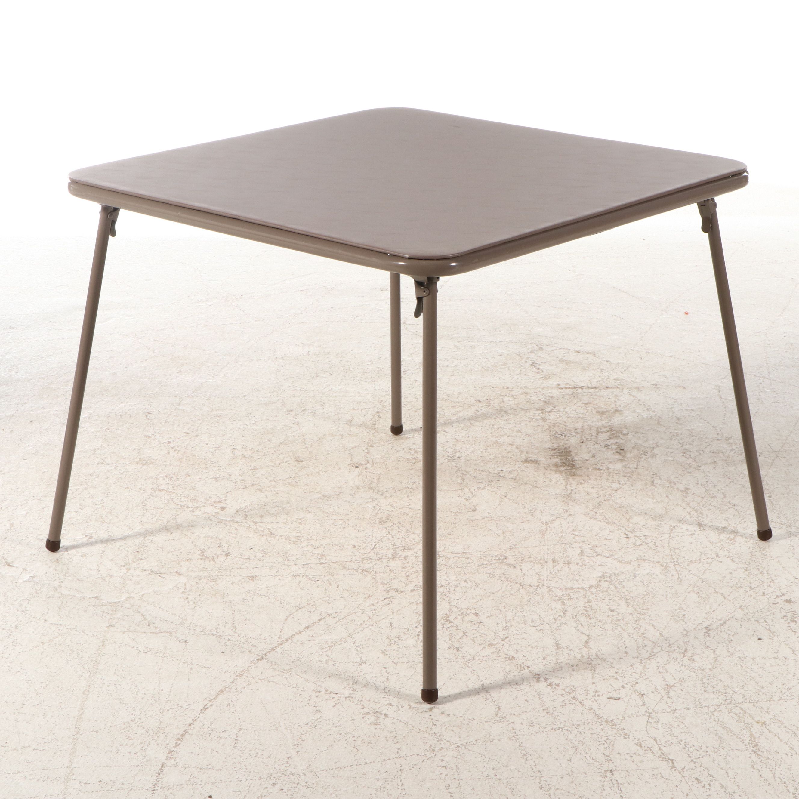 Cosco Powder Coated Steel Folding Card Table and Chairs