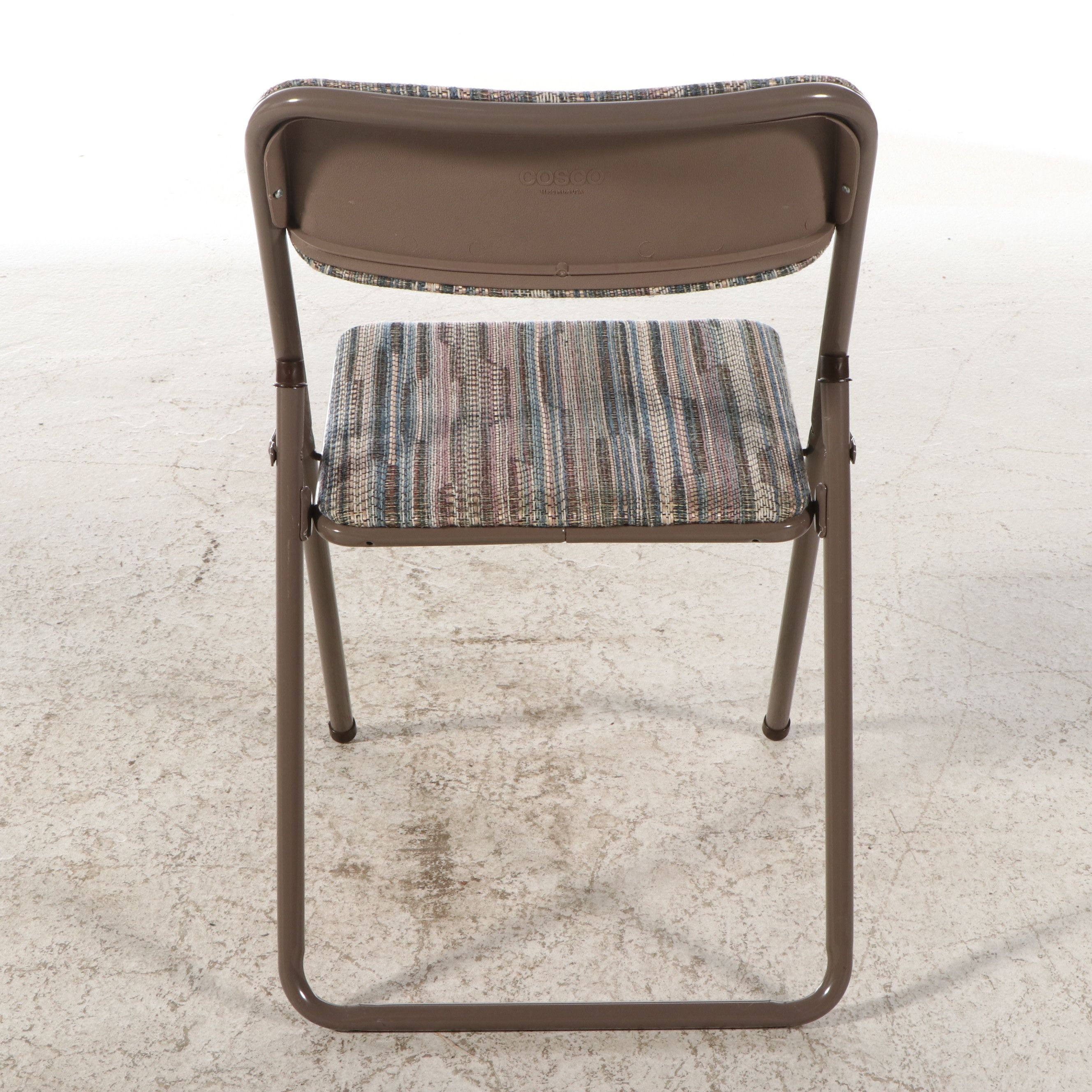 Cosco Powder Coated Steel Folding Card Table and Chairs