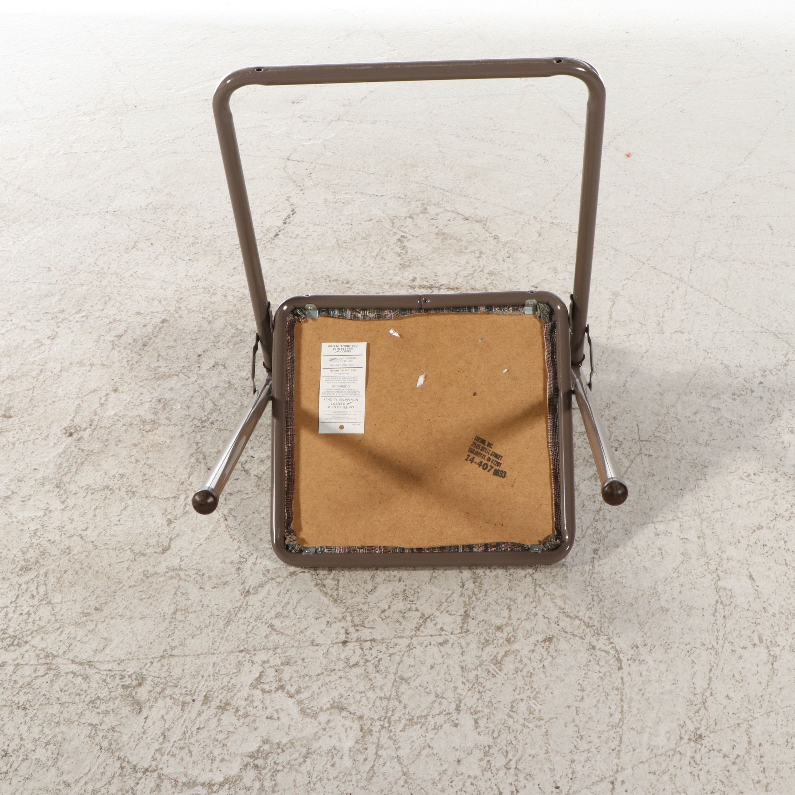 Cosco Powder Coated Steel Folding Card Table and Chairs