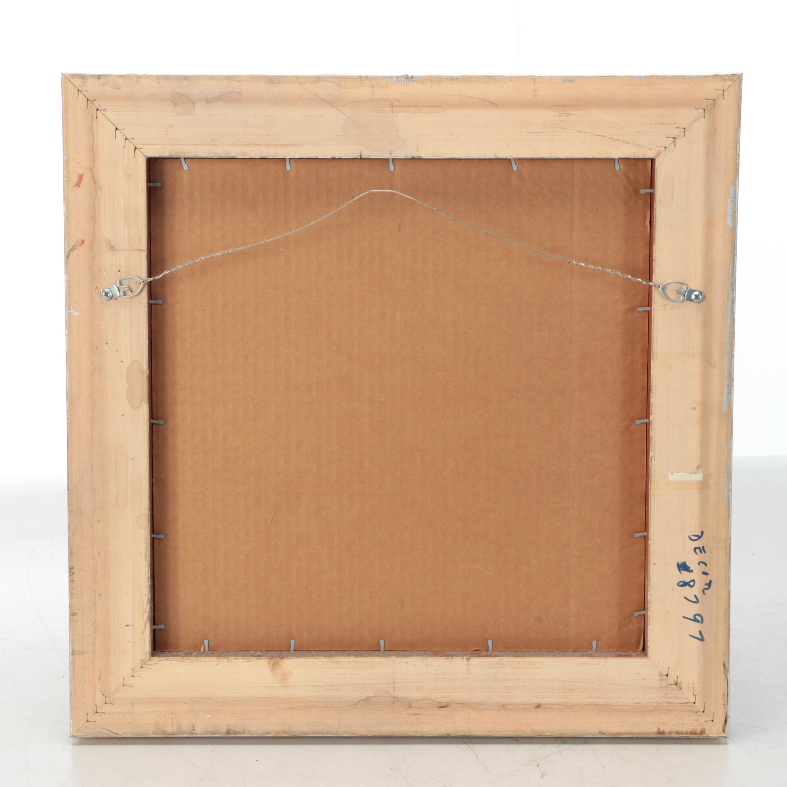 Rococo Style Gold Finish Wood Wall Mirror