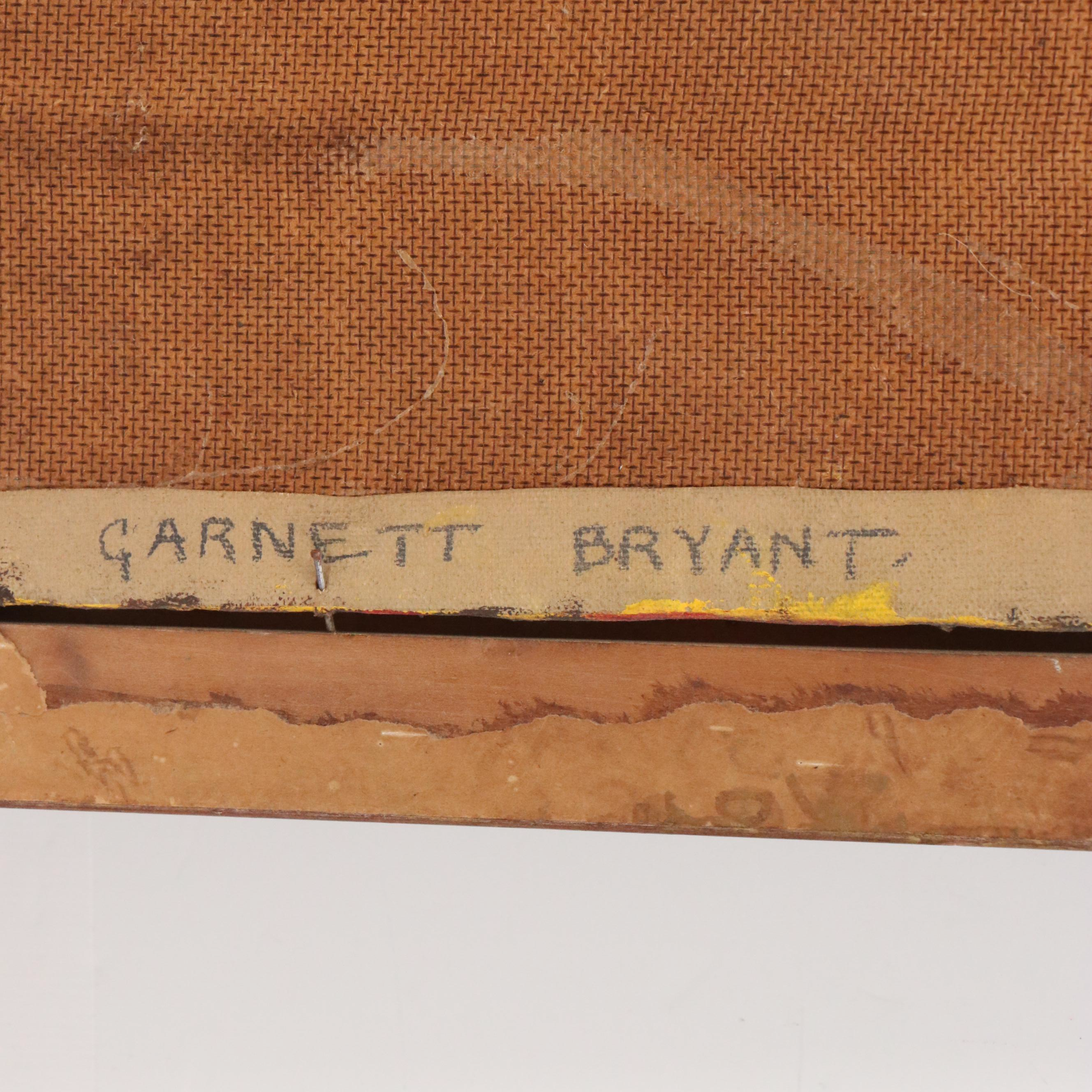 Garnett Bryant Stamper Oil Painting of Homestead Scene, 20th Century