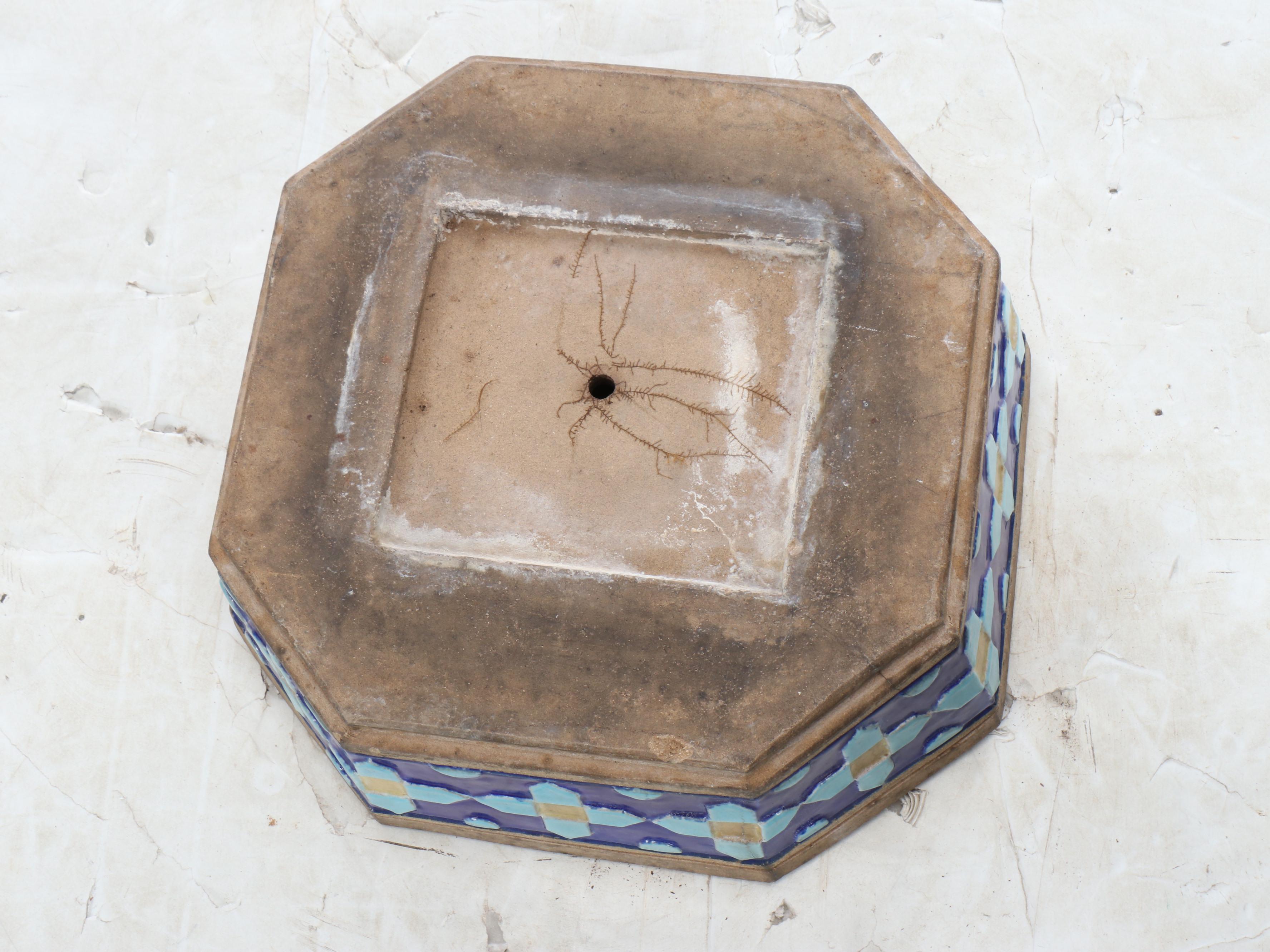 Rookwood Pottery Majolica Drip Glaze Ceramic Elephant Planter