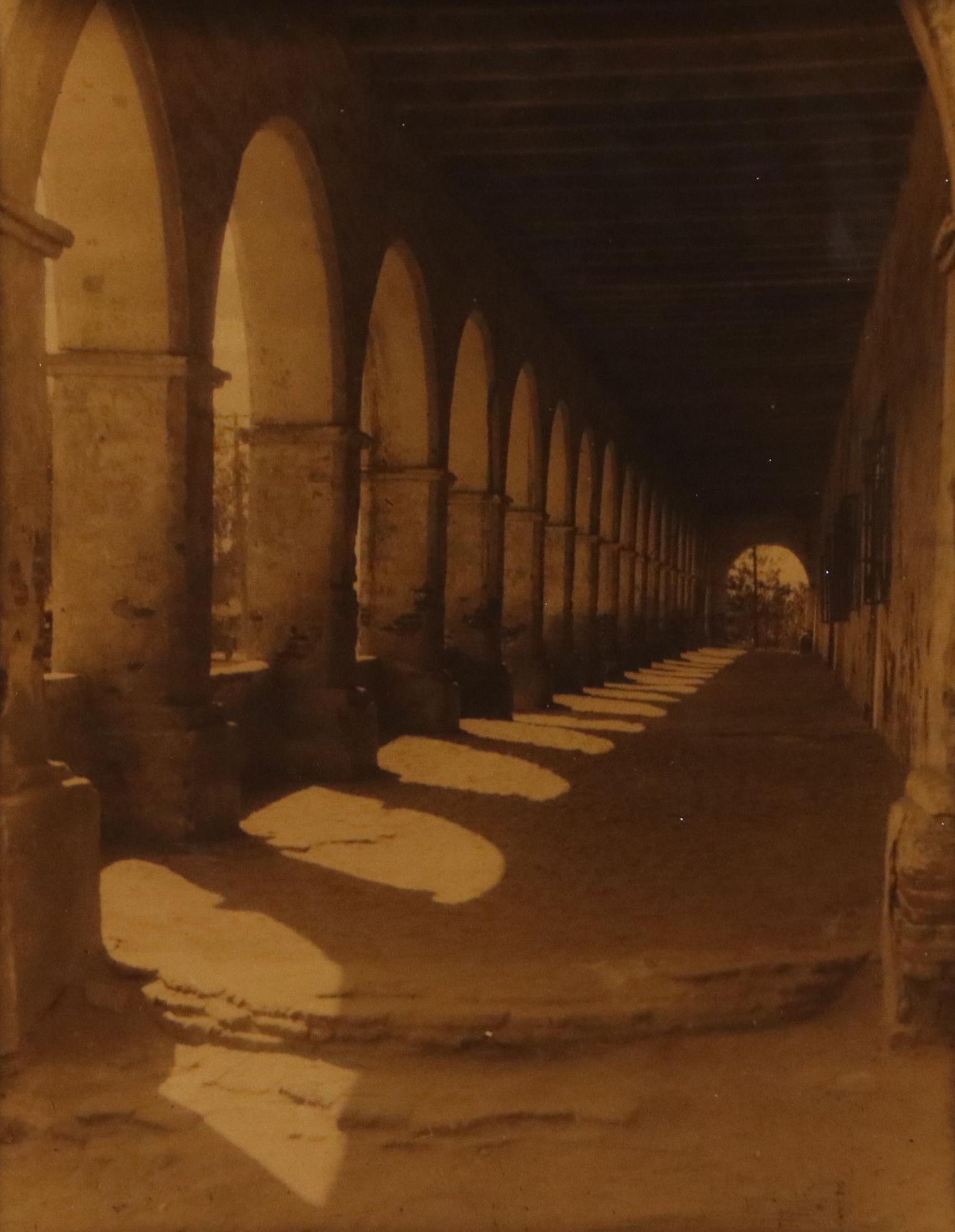 Walter A. Keith Orotone Photograph "San Fernando Mission"