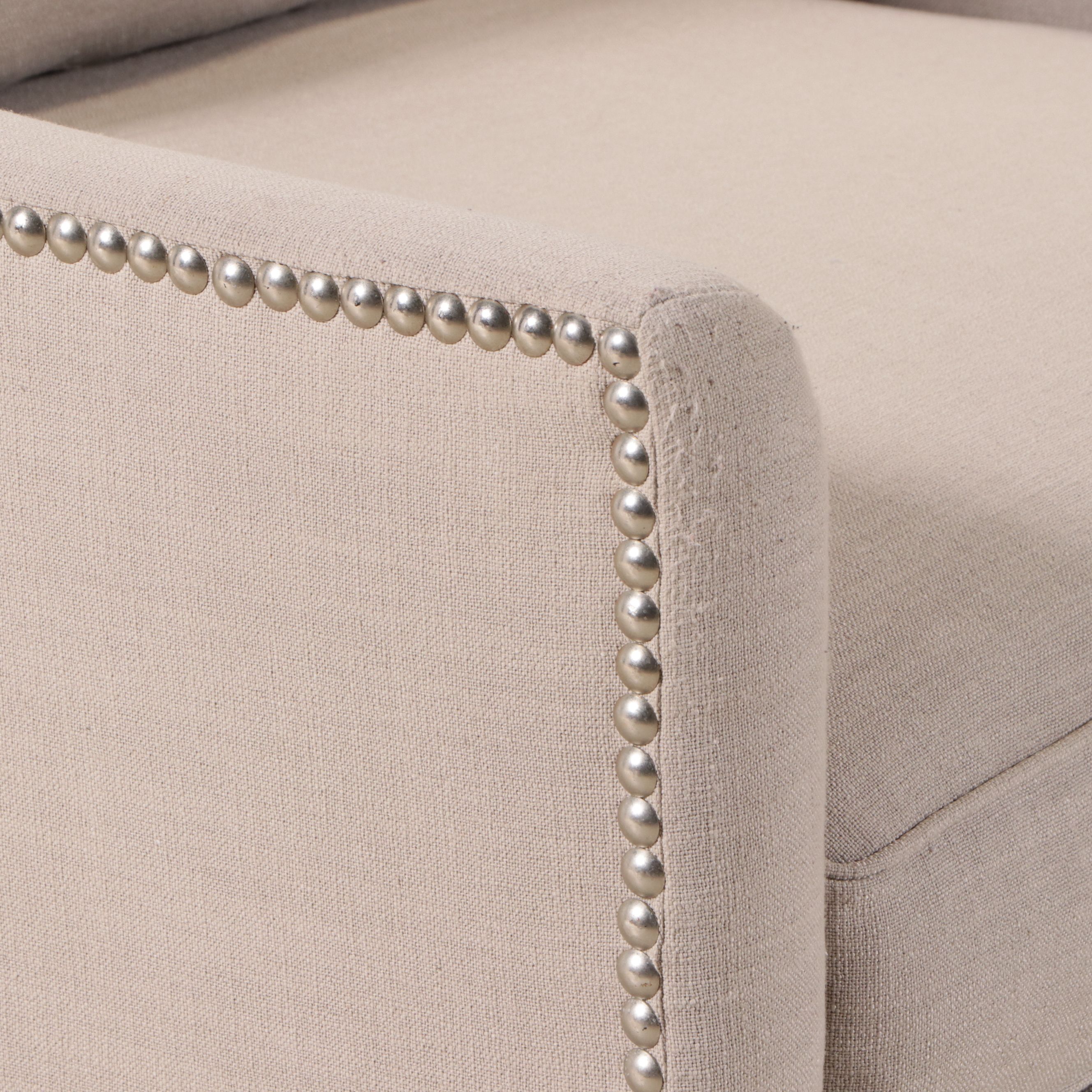 Robert Michael Lounge Chair with Crewel Work Footstool and Accent Pillow