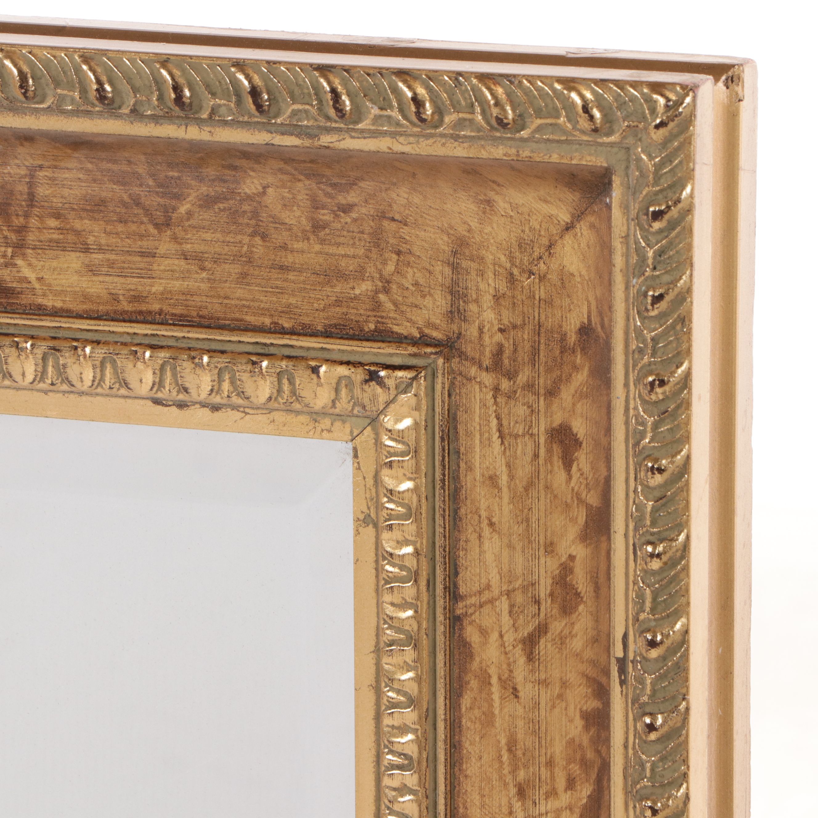 Neoclassical Style Giltwood and Bevel Wall Mirror