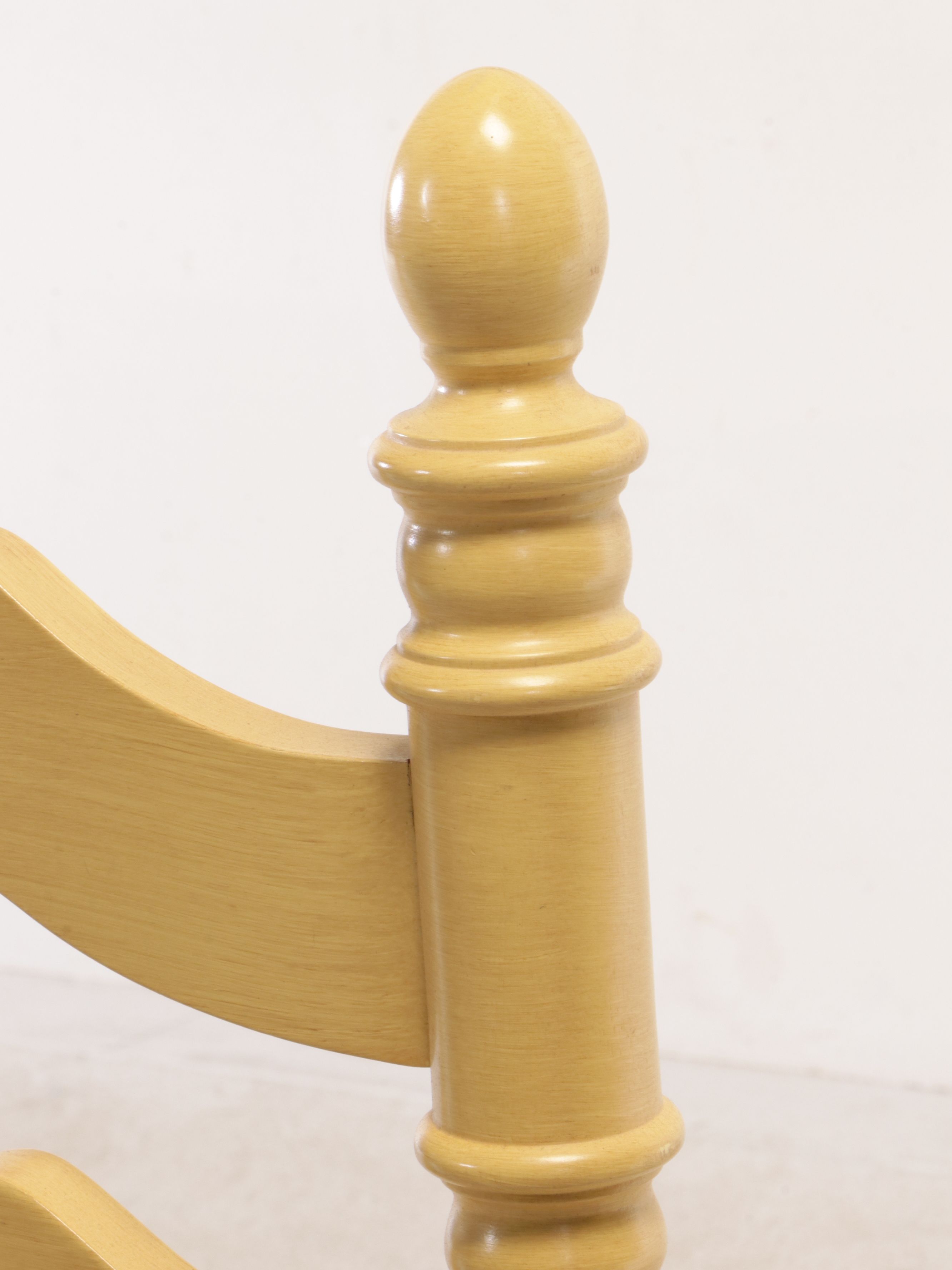 Ethan Allen Colonial Style Yellow Painted Wood Bedroom Suite, Mid–Late 20th C.