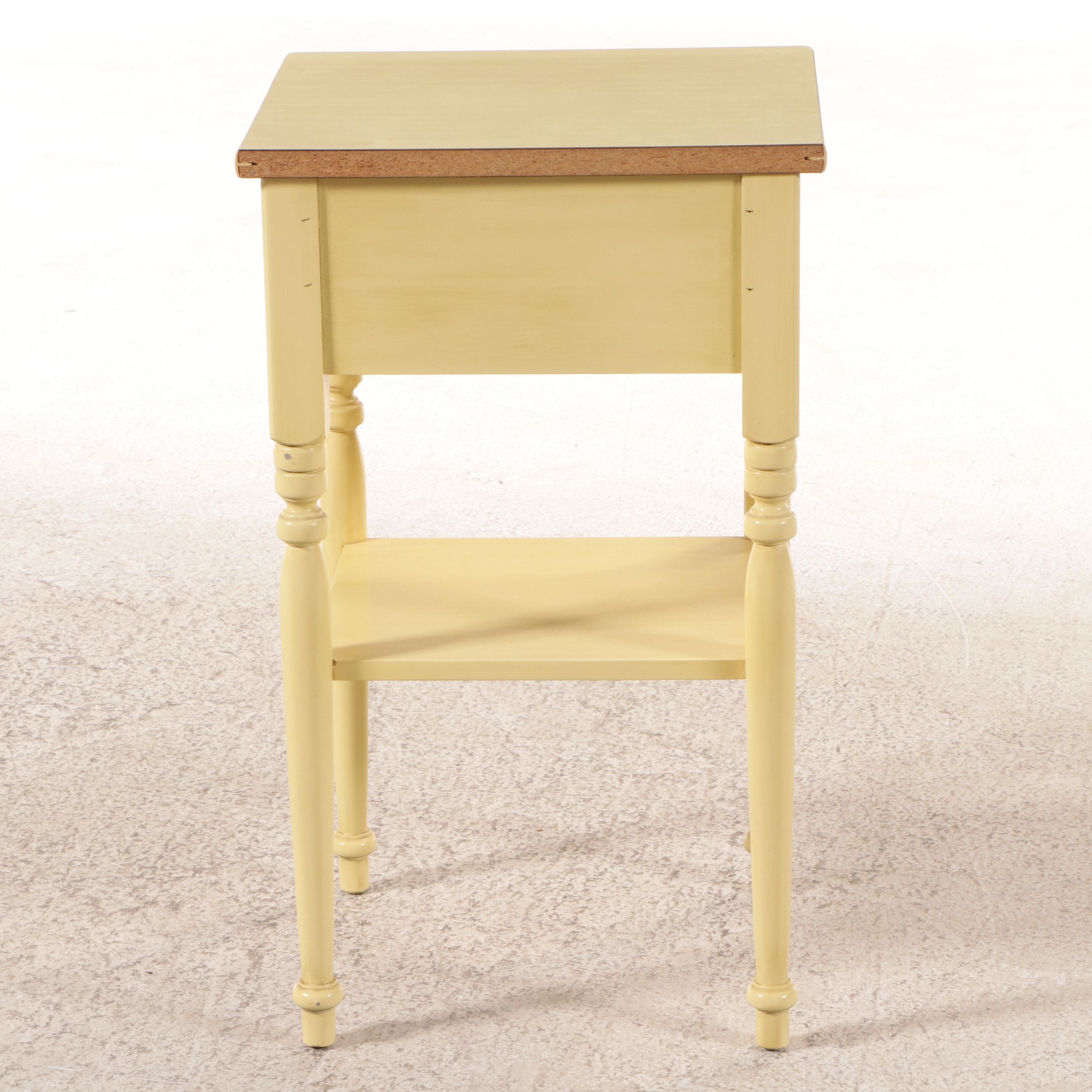 Ethan Allen Colonial Style Yellow Painted Wood Bedroom Suite, Mid–Late 20th C.