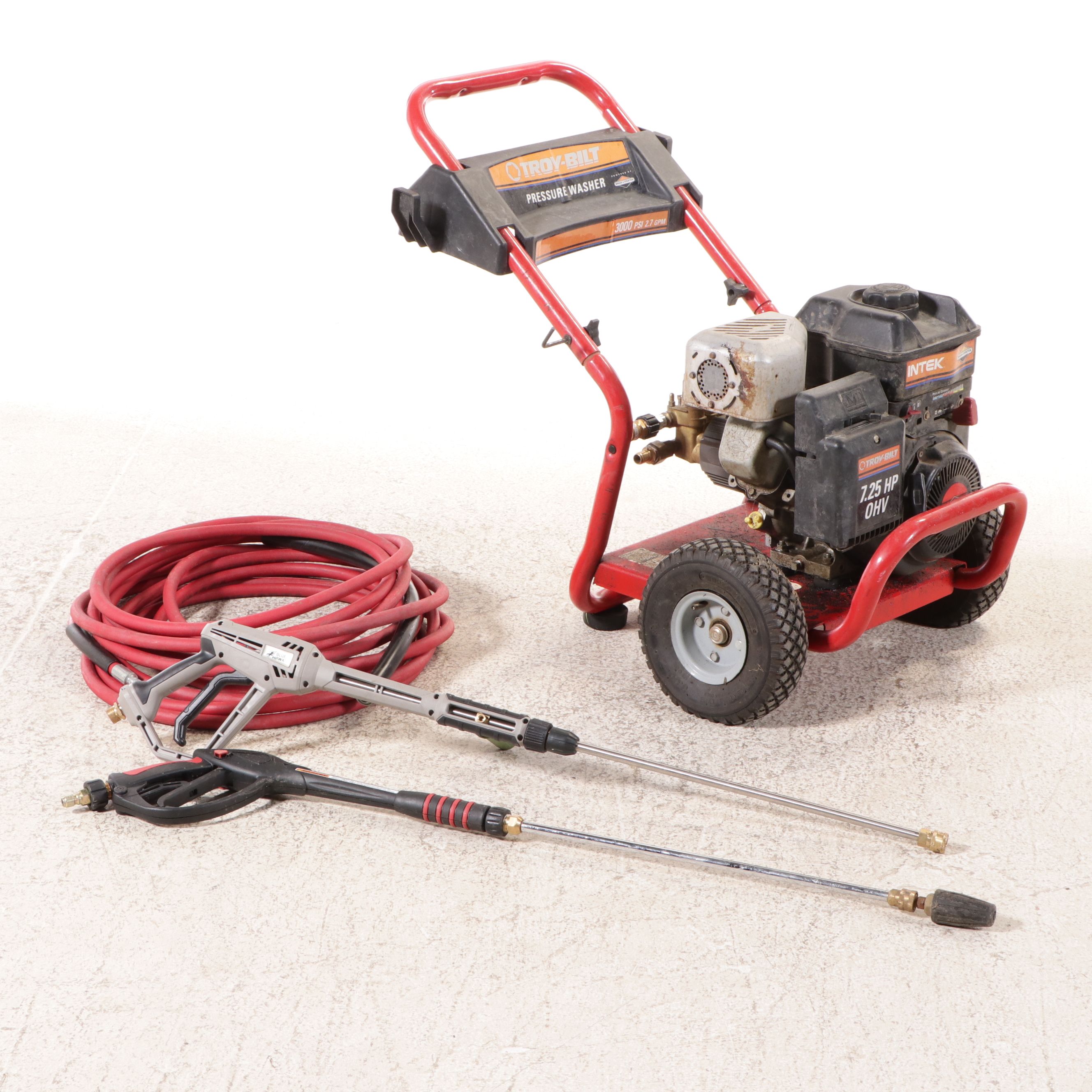 Troy-Bilt Gas-Powered Pressure Washer with Blue Hawk Handset, More