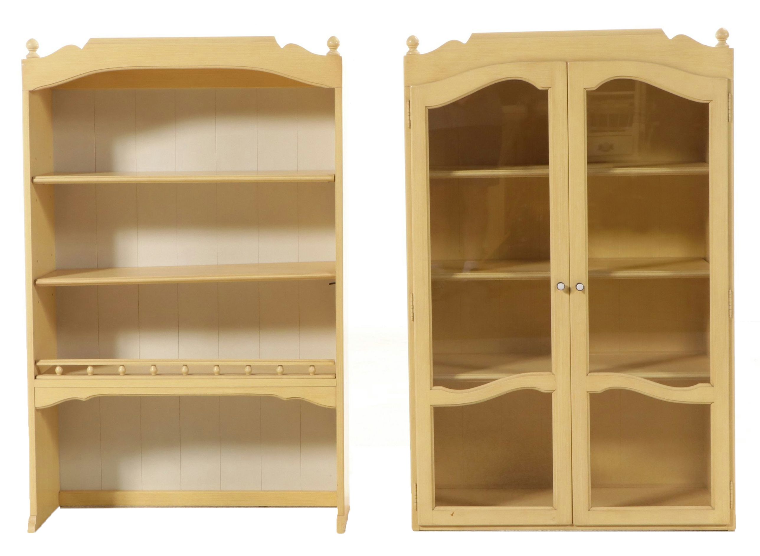 Ethan Allen Colonial Style Yellow Painted Wood Bedroom Suite, Mid–Late 20th C.