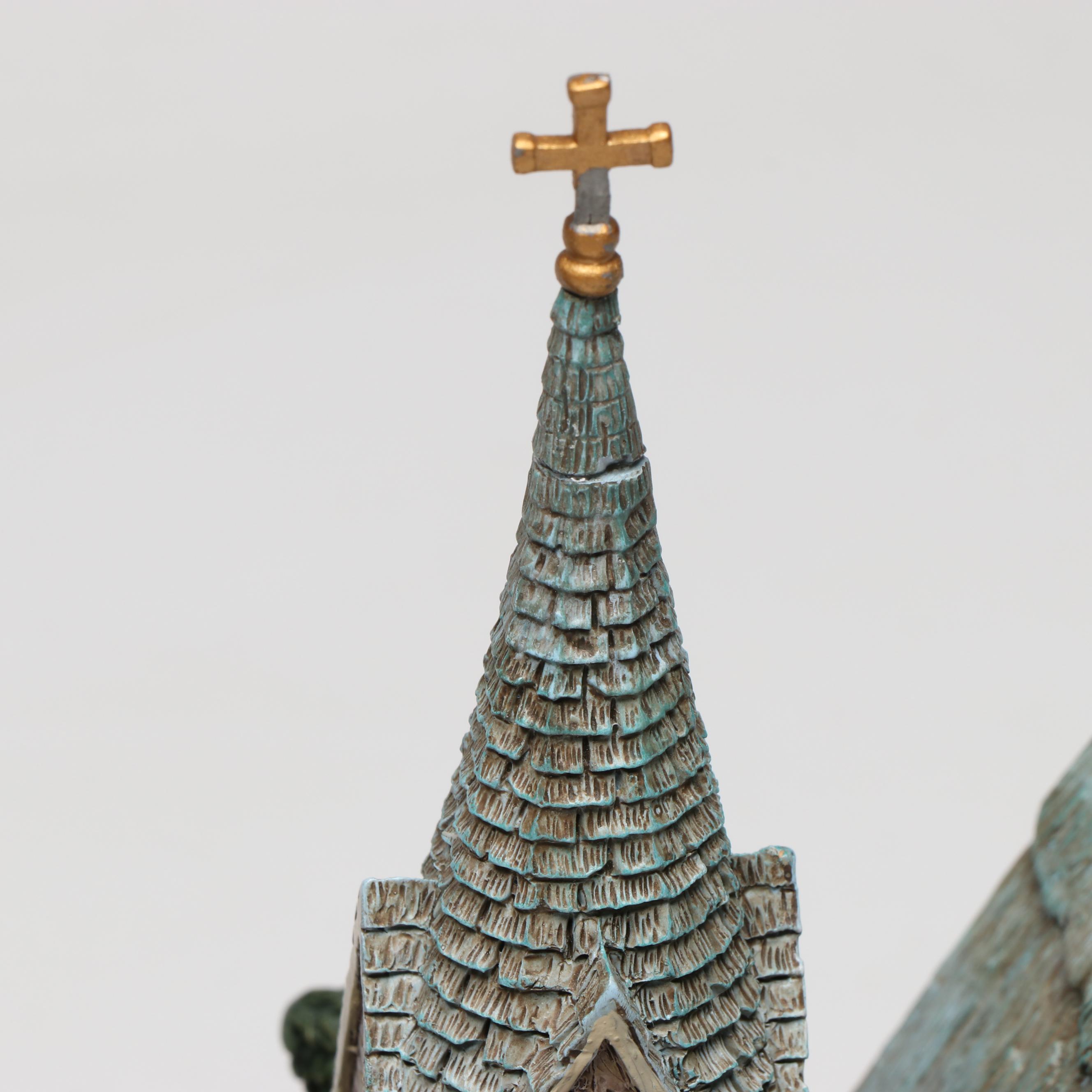 Thomas Kinkade "Hawthorne Village" Figurines, Late 20th/Early 21st C.