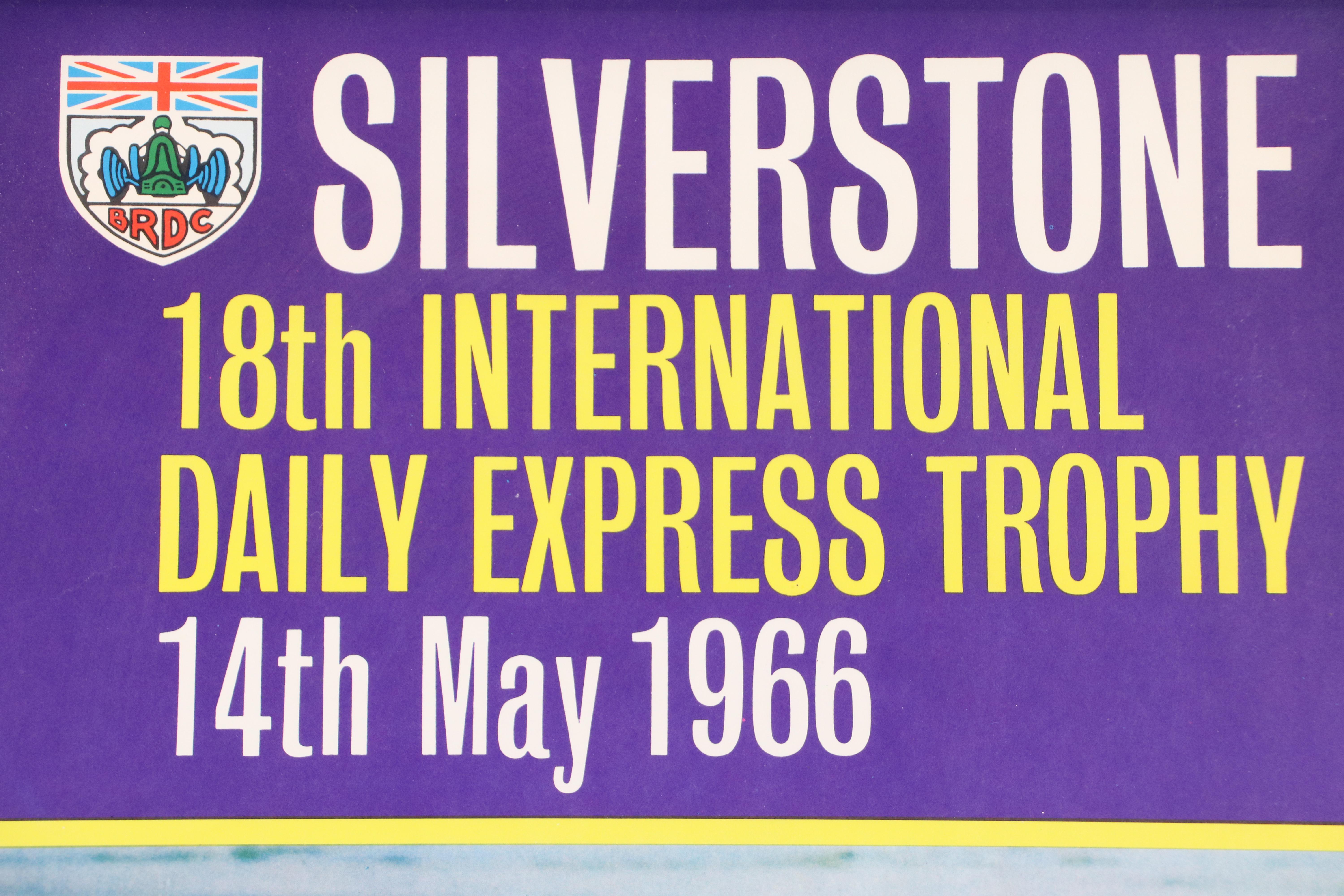 Silverstone Offset Lithograph and Letterpress Commemorative Poster