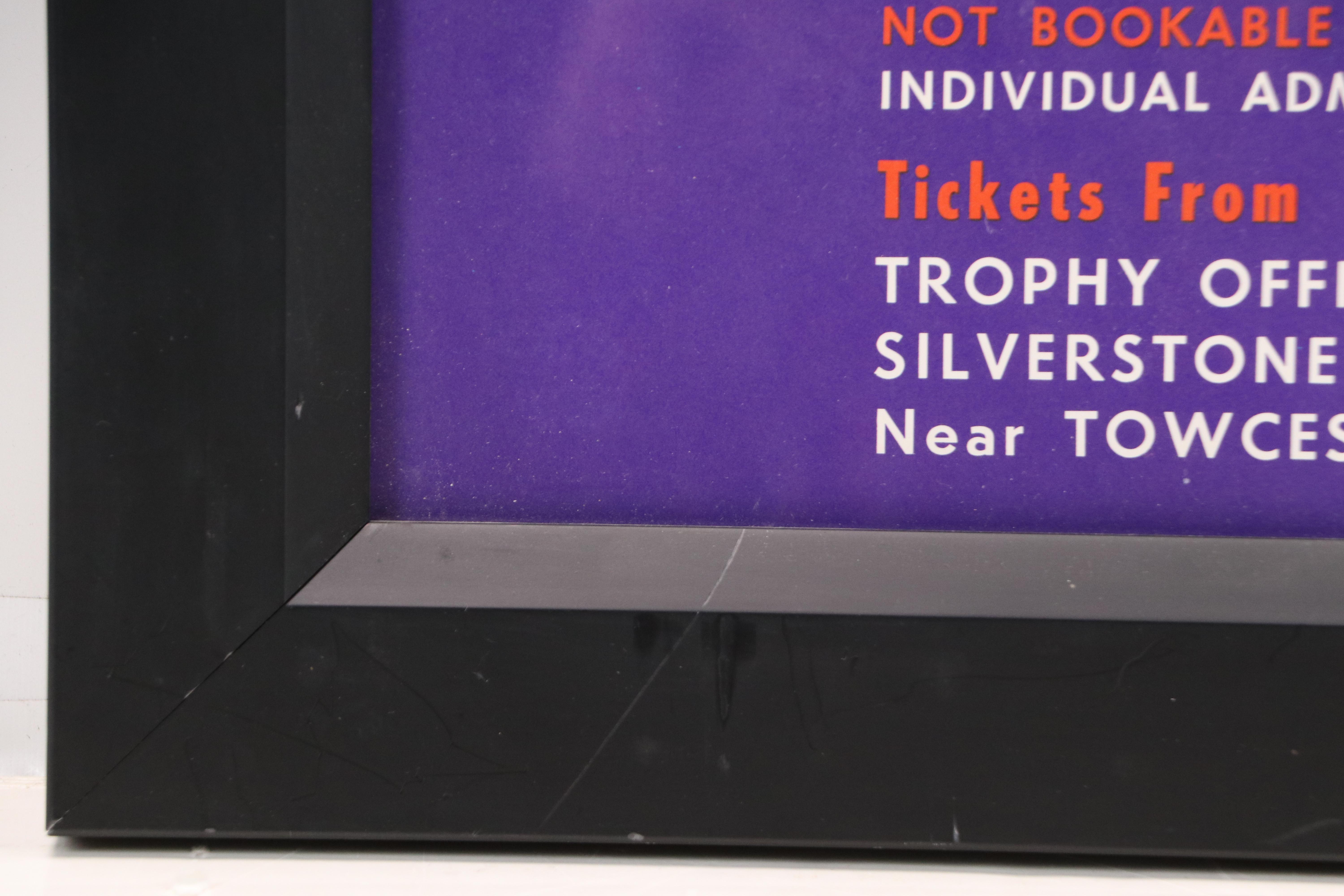 Silverstone Offset Lithograph and Letterpress Commemorative Poster