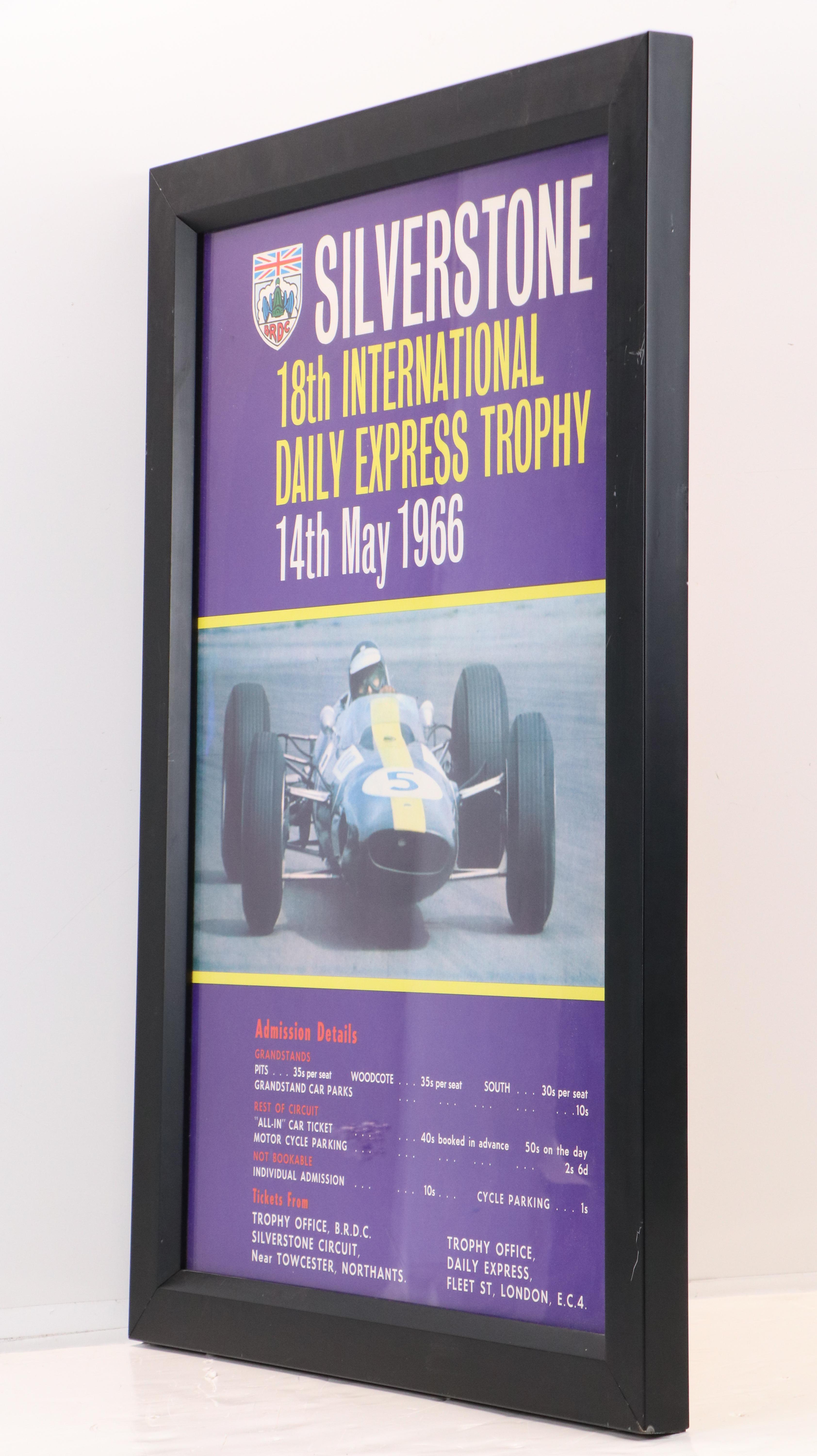 Silverstone Offset Lithograph and Letterpress Commemorative Poster