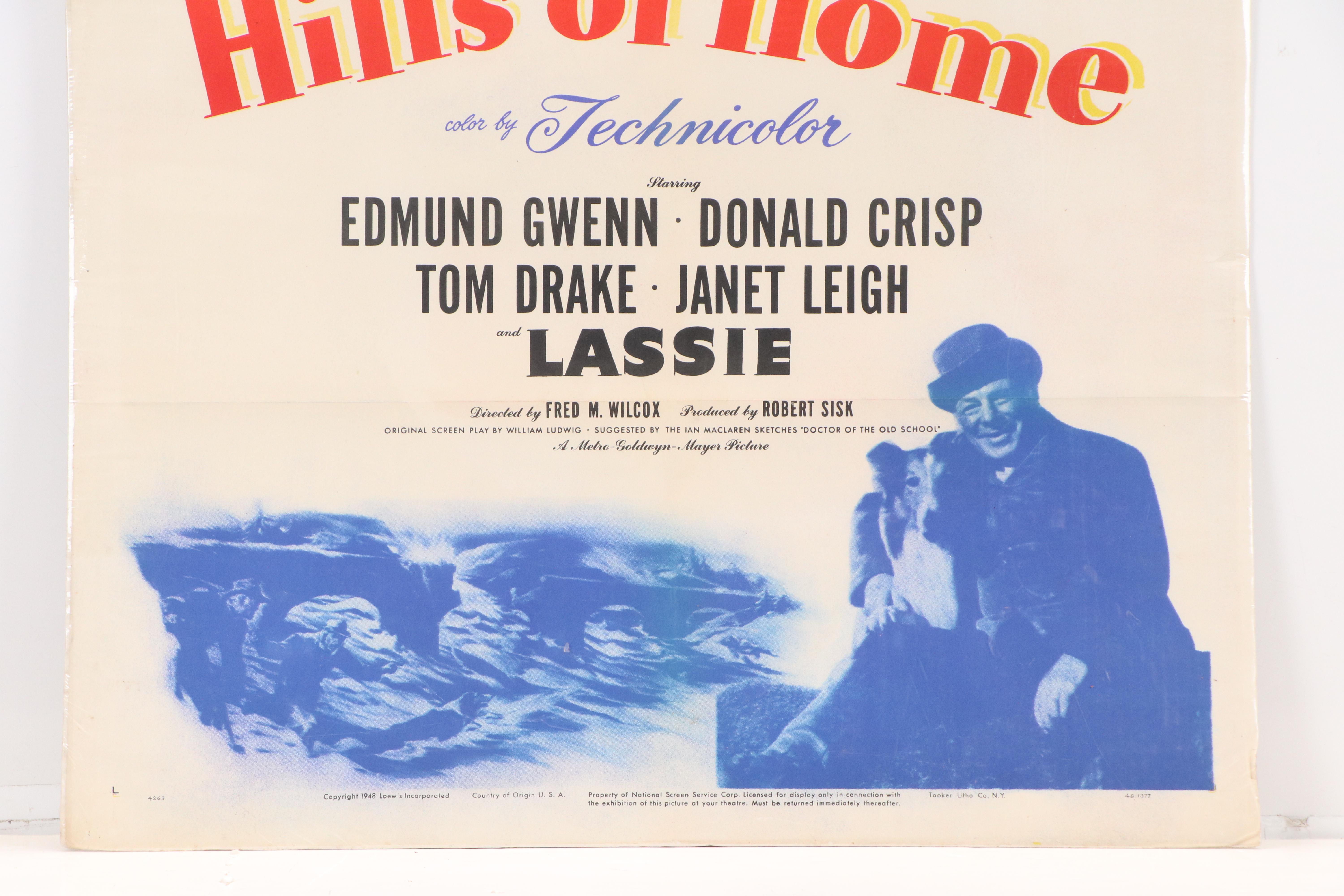 "Hills of Home" Offset and Letterpress Movie Poster