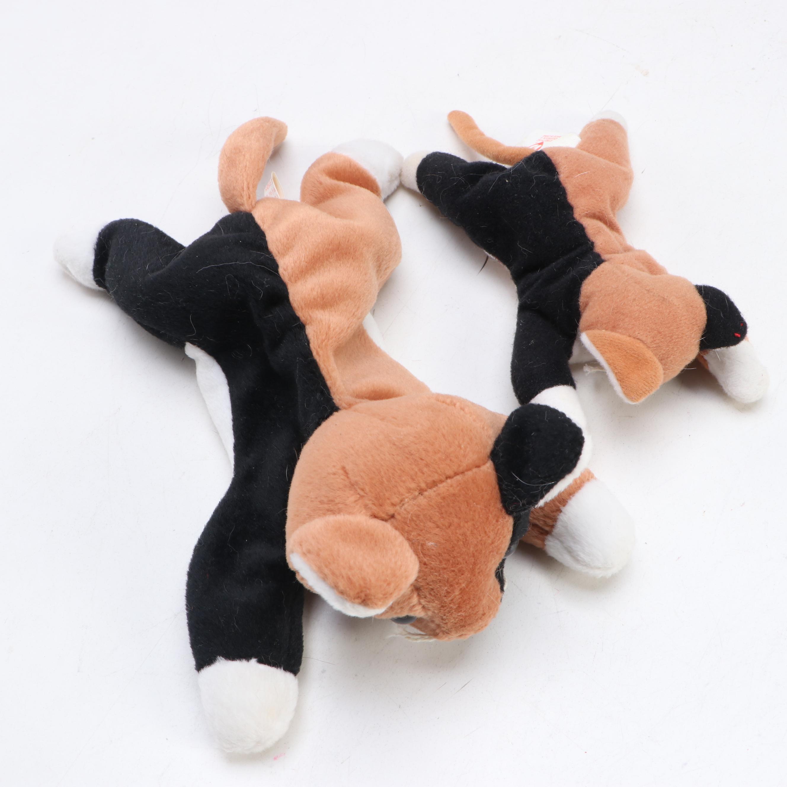 Steiff "Charly" Stuffed Penguin with Tyco Beanie Babies and More Toys