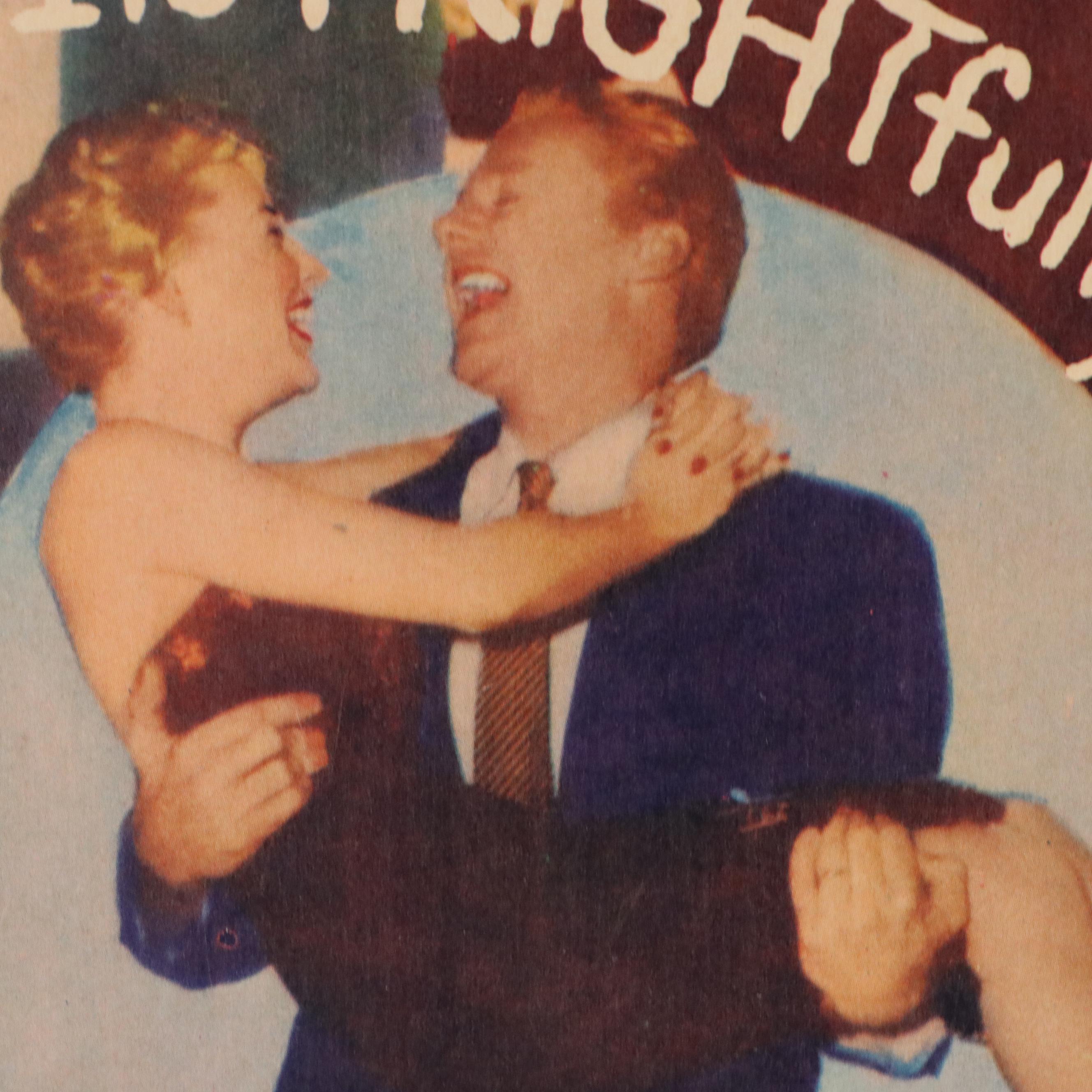 "Remains To Be Seen" Offset Lithograph Movie Poster, 1953