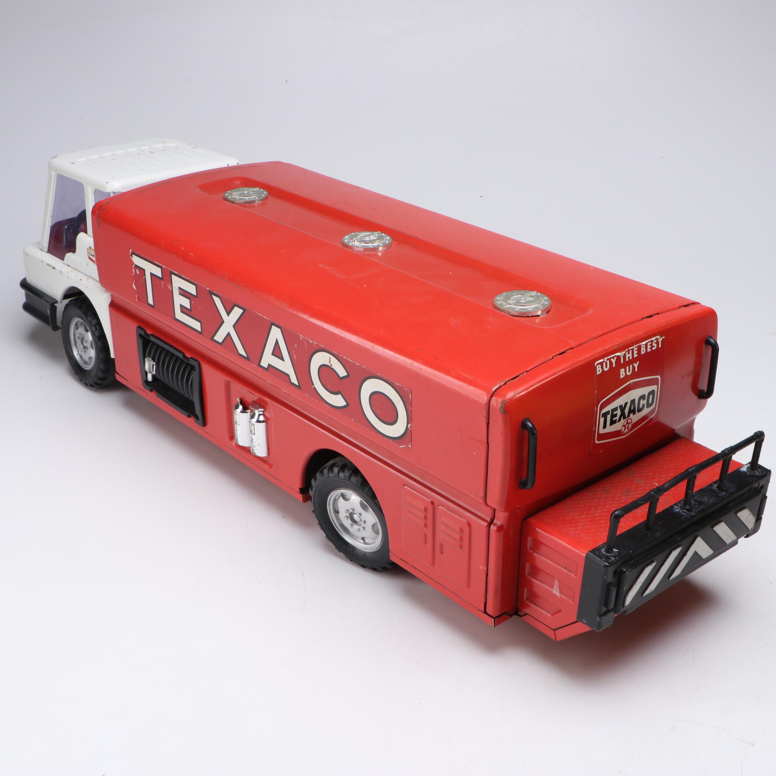 Tonka Turbo-Diesel Front Loaders and Dump Truck with Texaco Fuel Truck