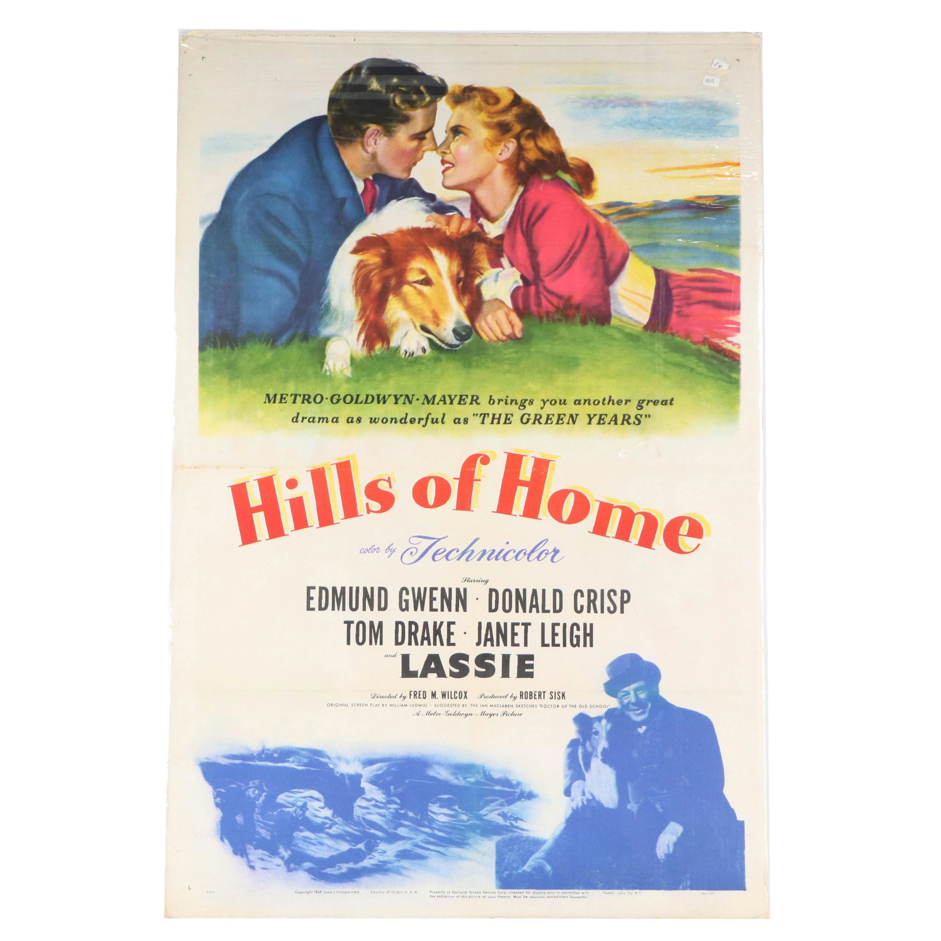 "Hills of Home" Offset and Letterpress Movie Poster