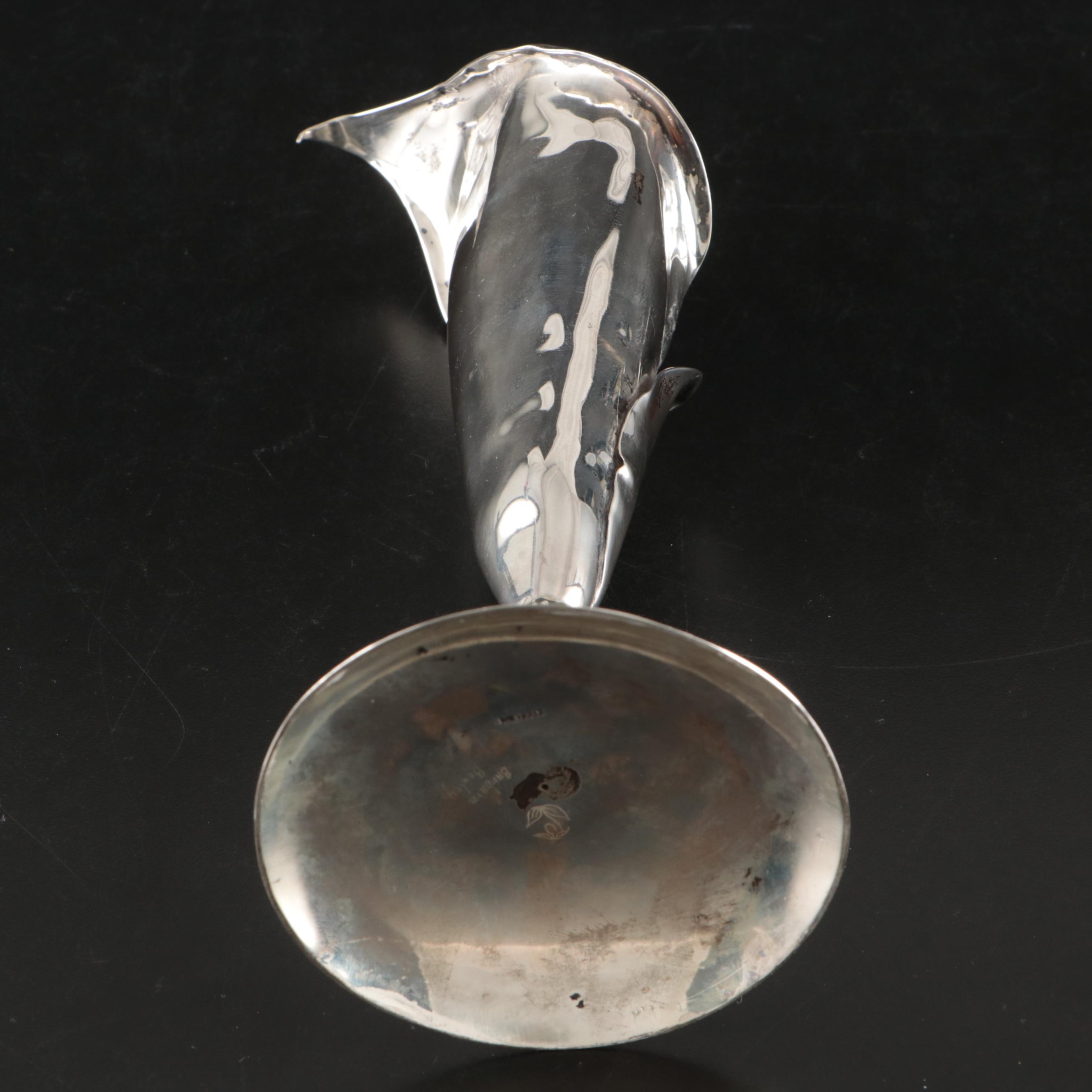 Barbara Begley Hammered Sterling Silver Lily Flower Vase