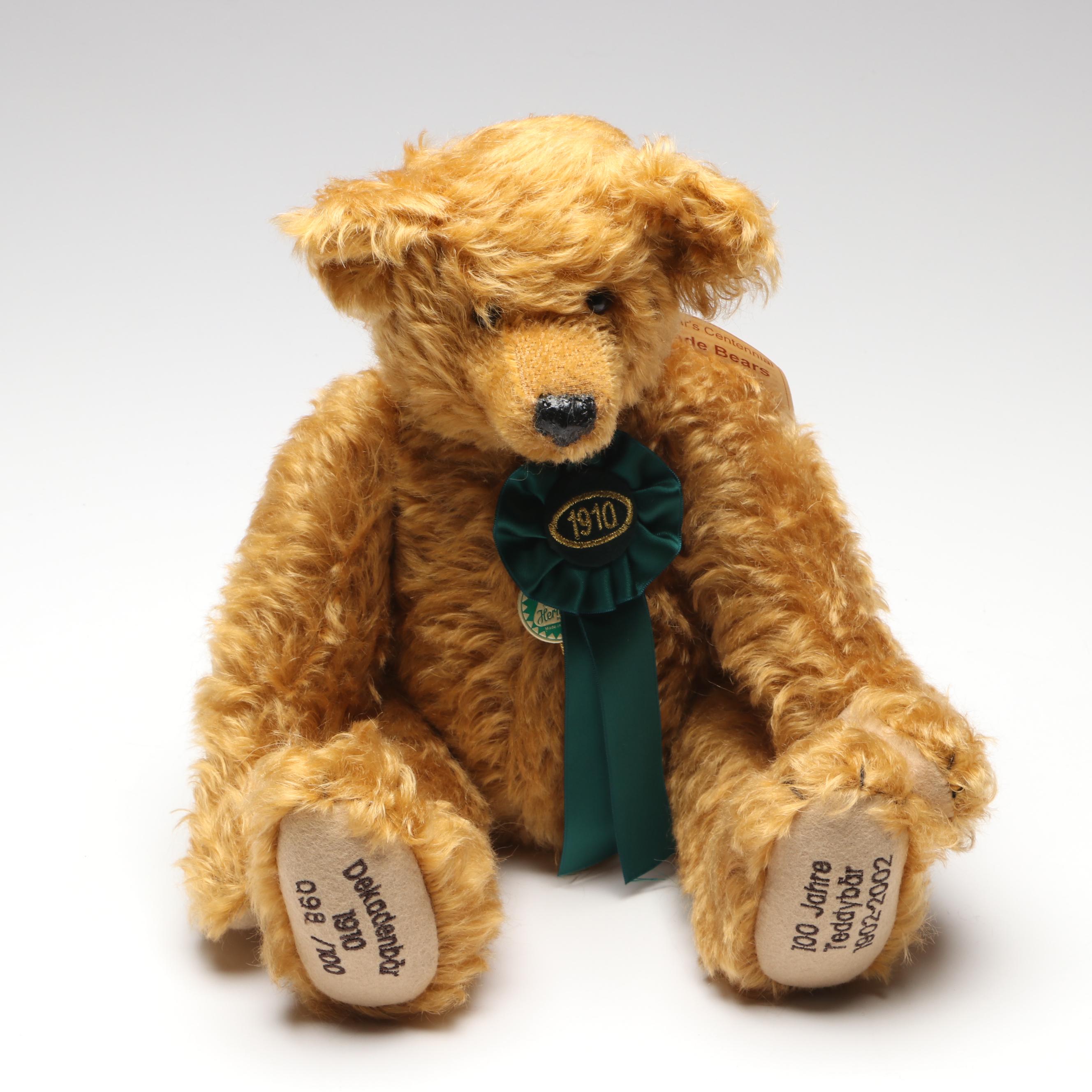 Hermann 80 and 100 Year Anniversary Teddy Bears