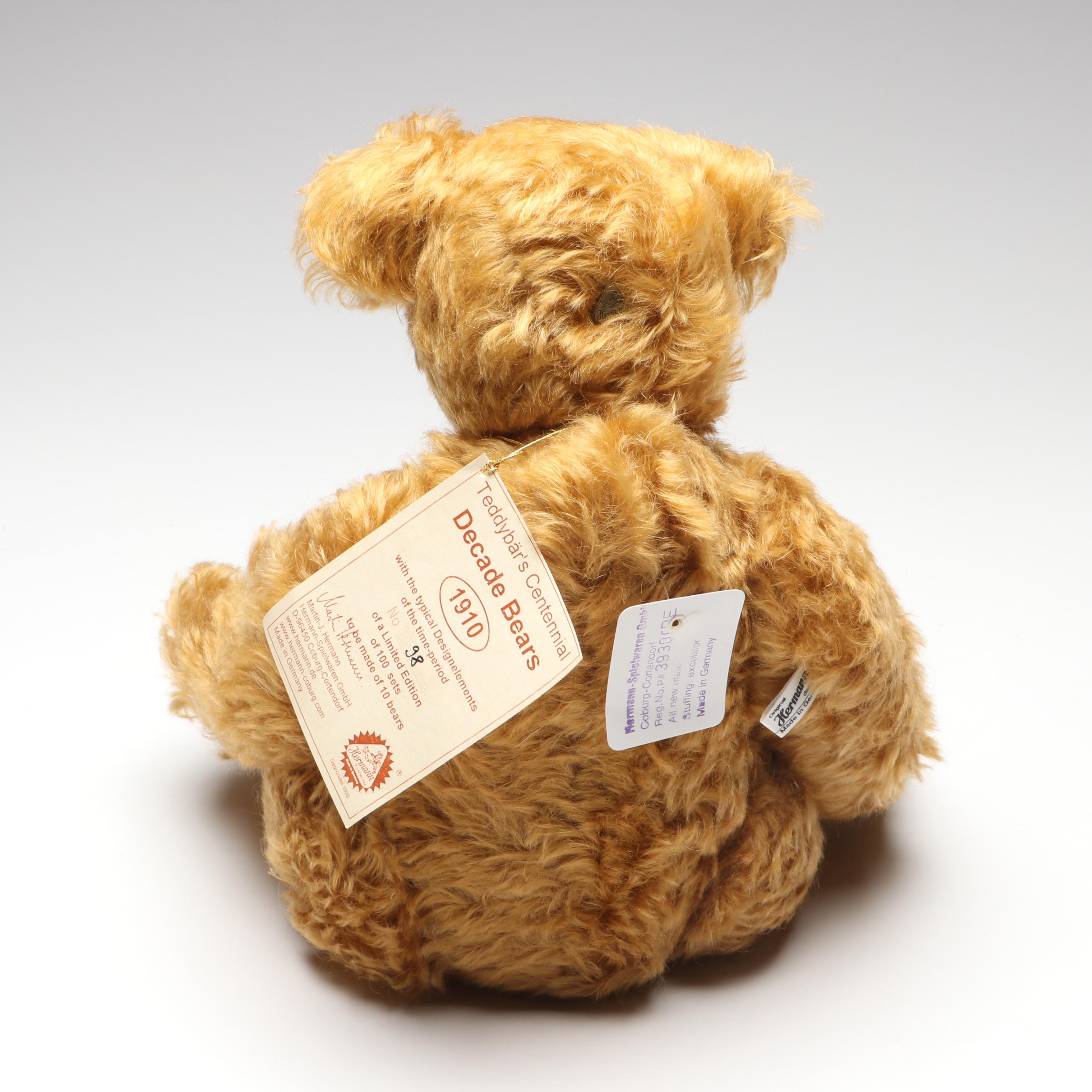 Hermann 80 and 100 Year Anniversary Teddy Bears