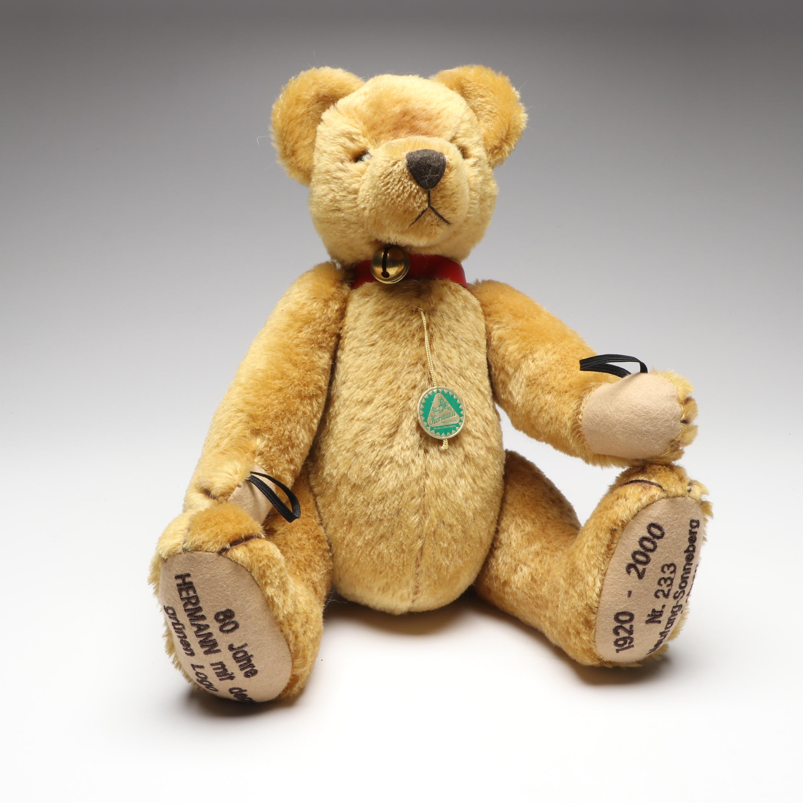 Hermann 80 and 100 Year Anniversary Teddy Bears