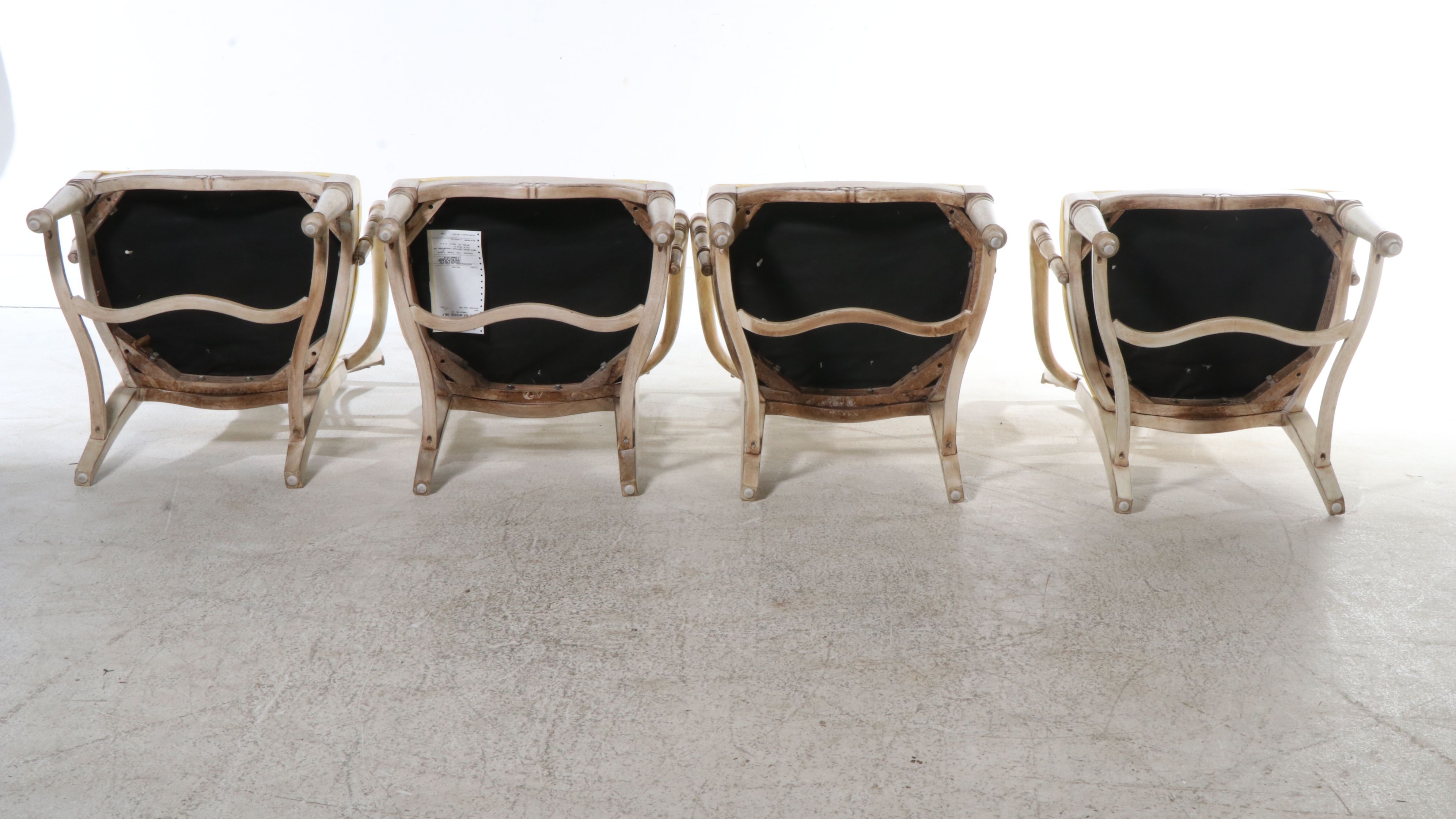 Set of Four Drexel-Heritage French Provincial Style Armchairs