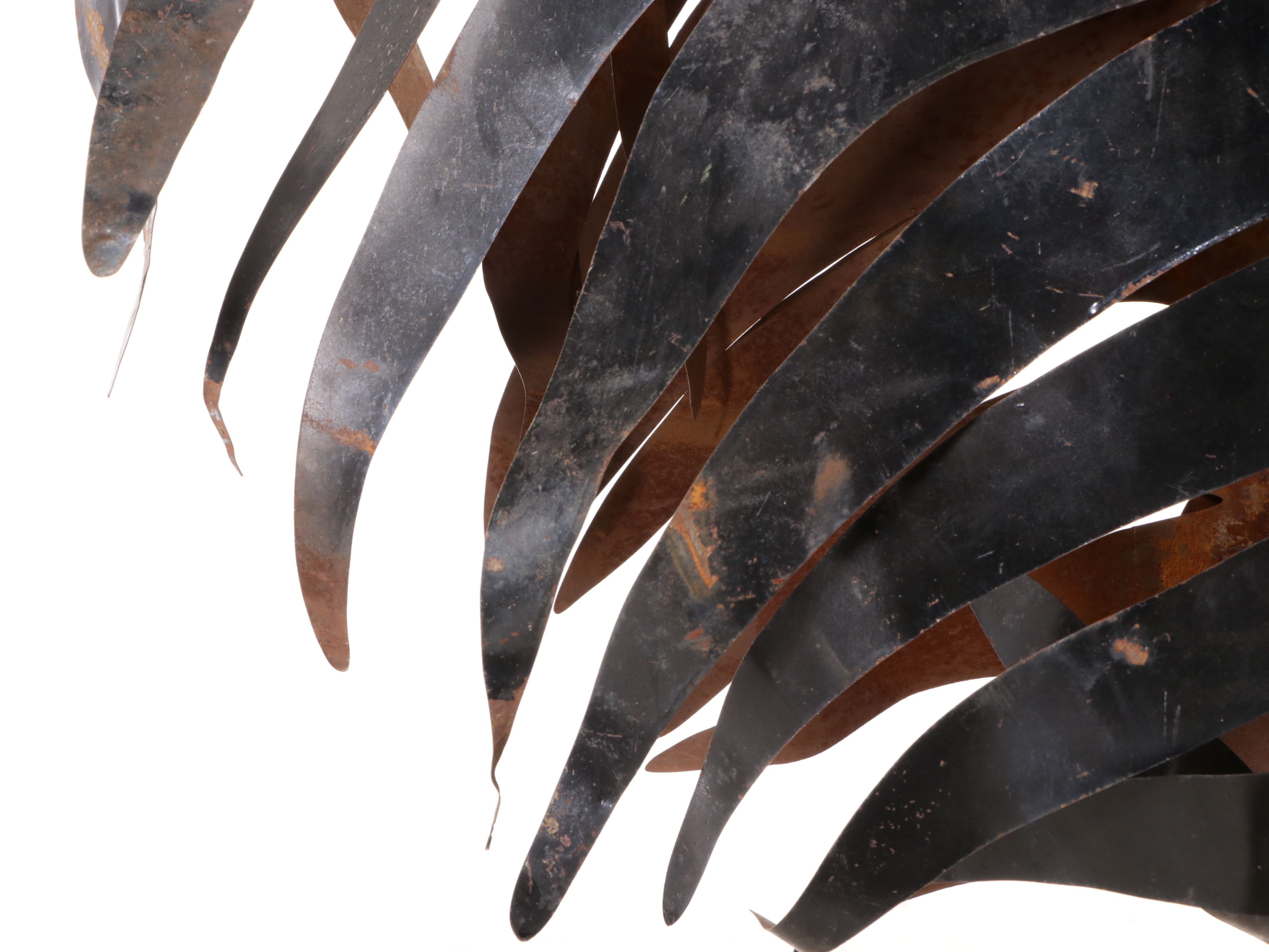 Whimsical Cut Steel Rooster Garden Statue