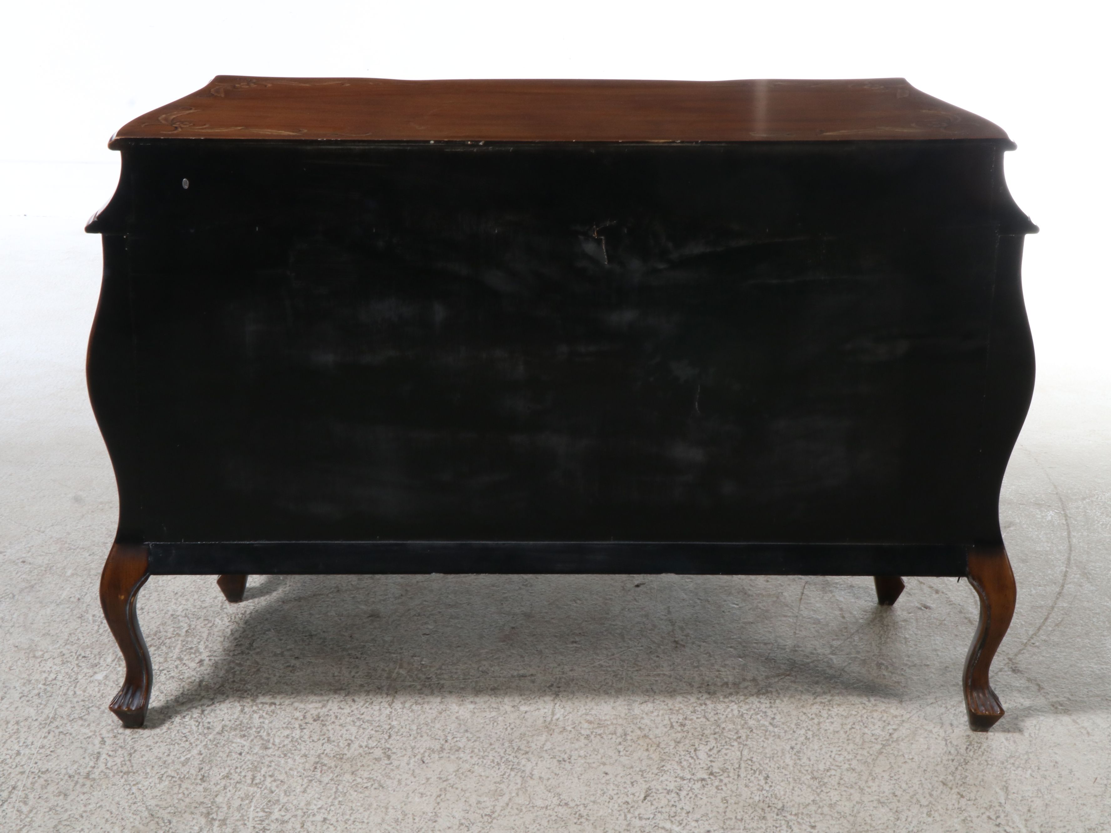 Continental Style Stenciled Commode, Late 20th Century