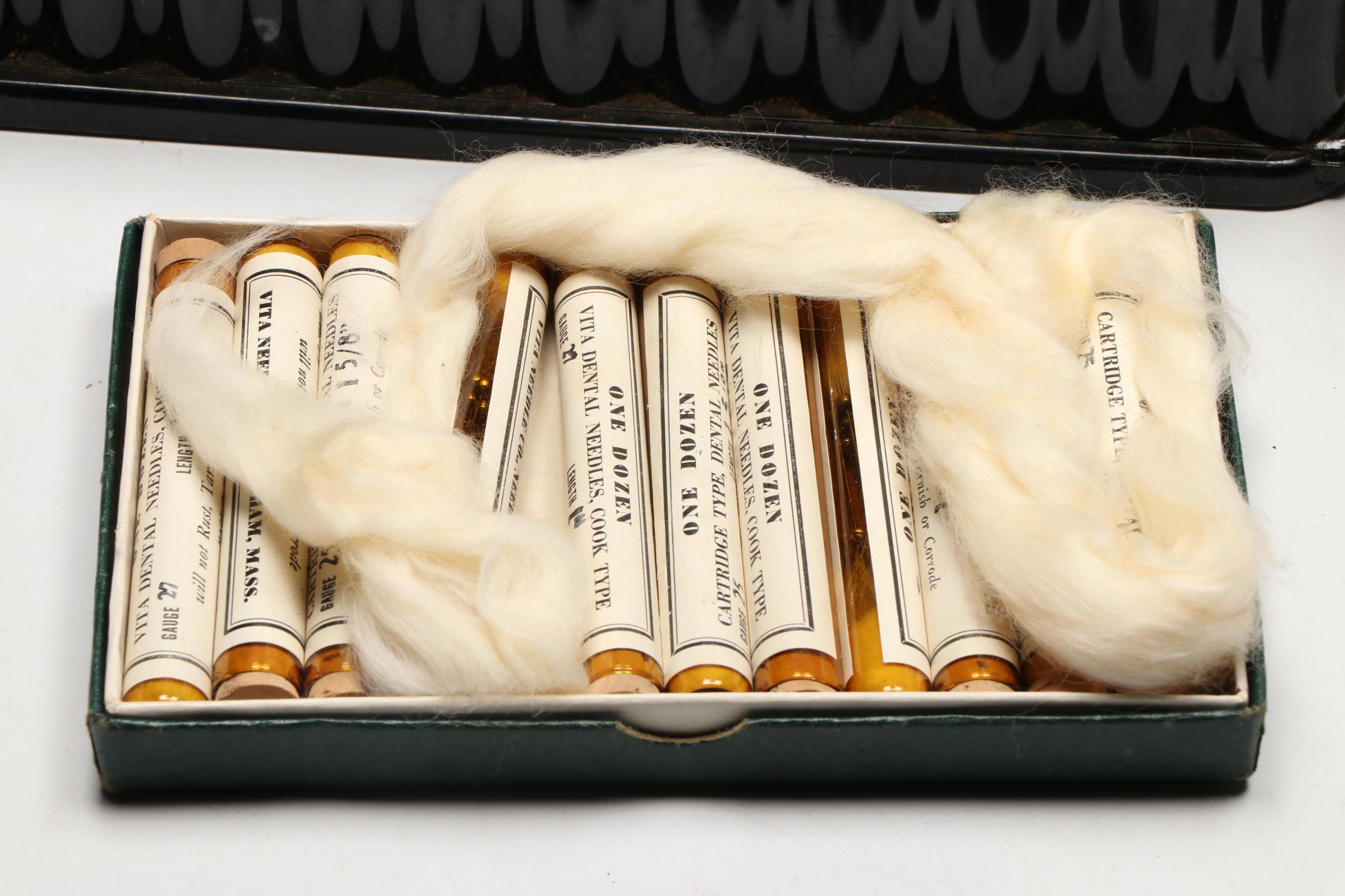 Caulk and Ames Synthetic Porcelain, Needles, Files, and More Dental Supplies