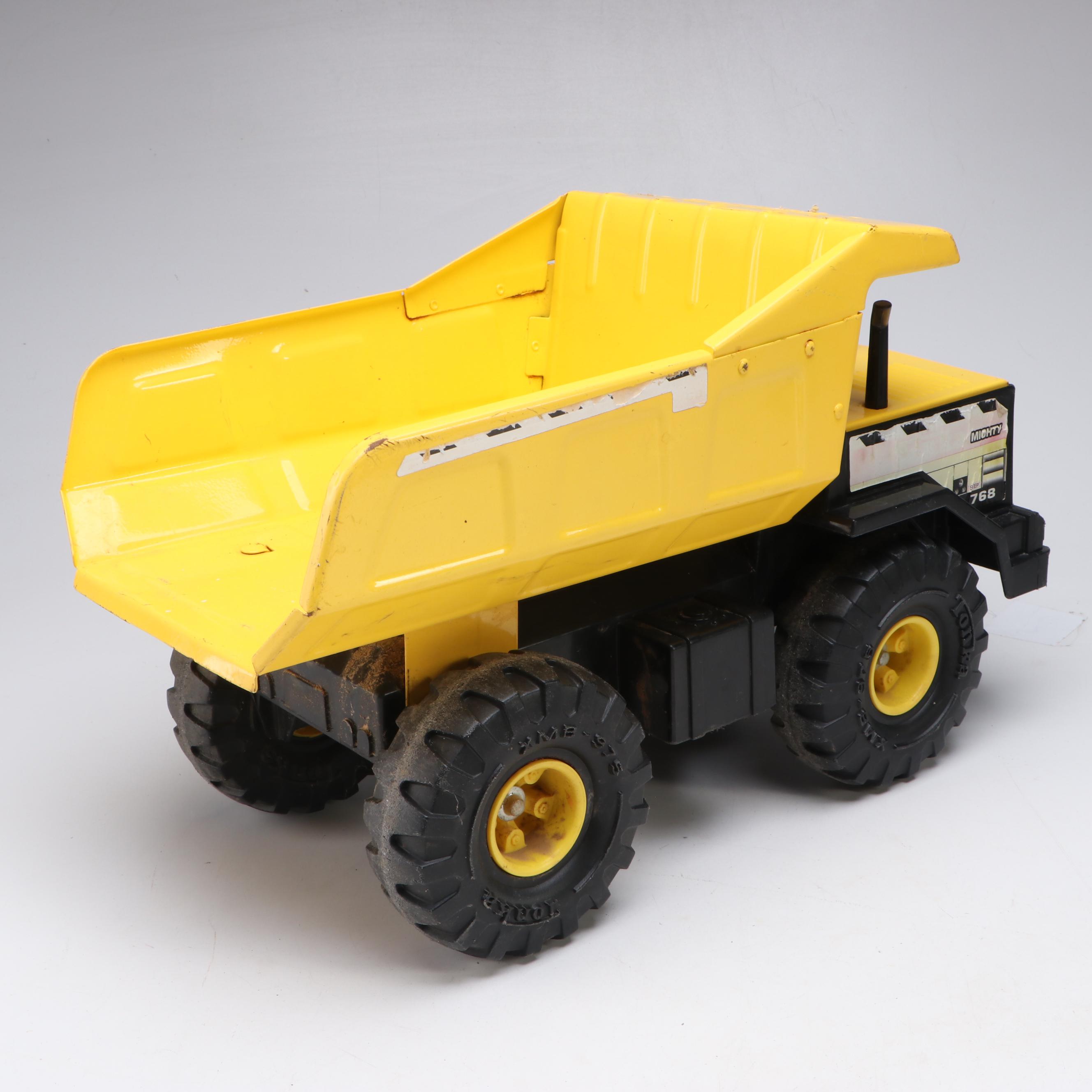 Tonka "Mighty" Dump Truck with Pressed Steel Road Grader