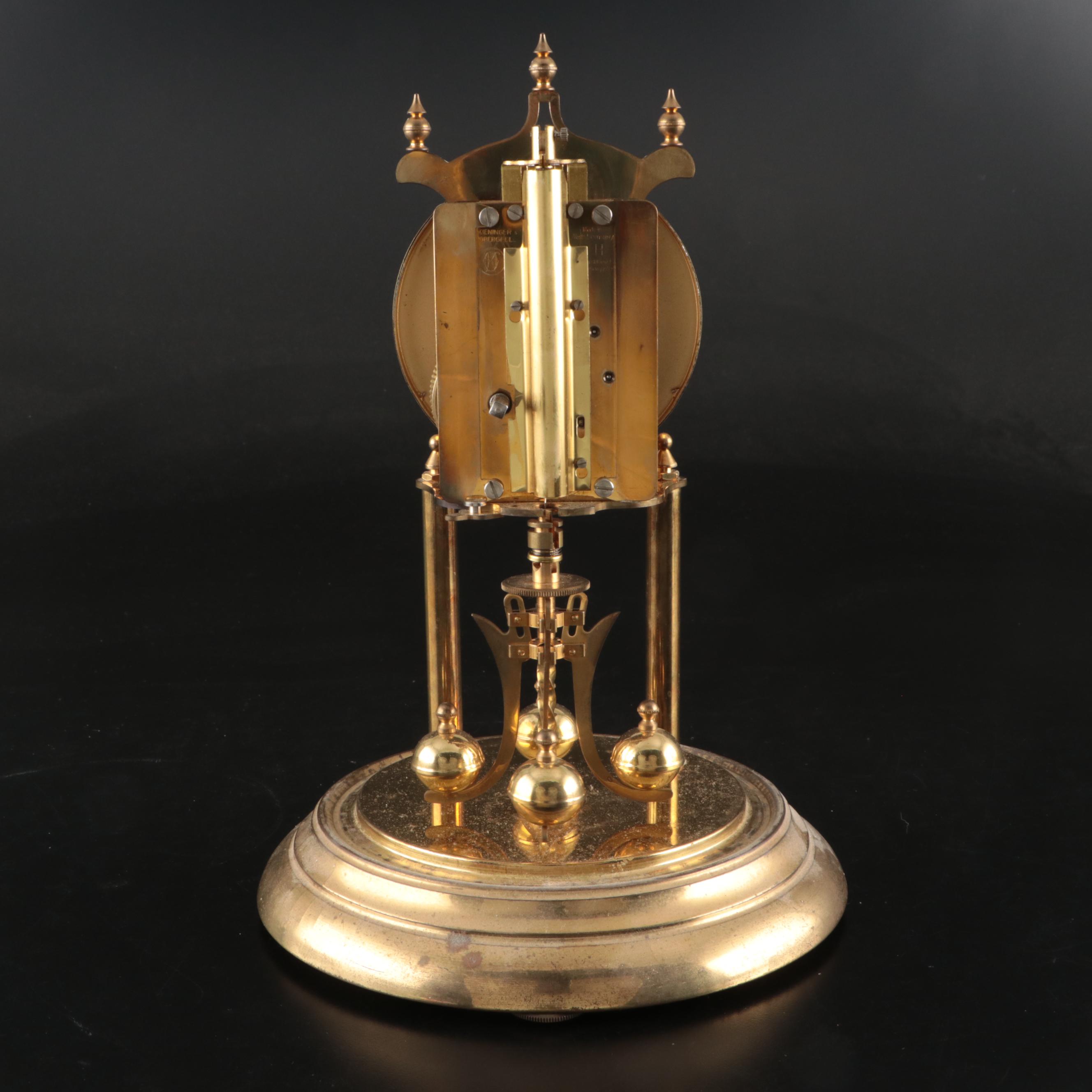 Kundo German Brass Finish Anniversary Clock