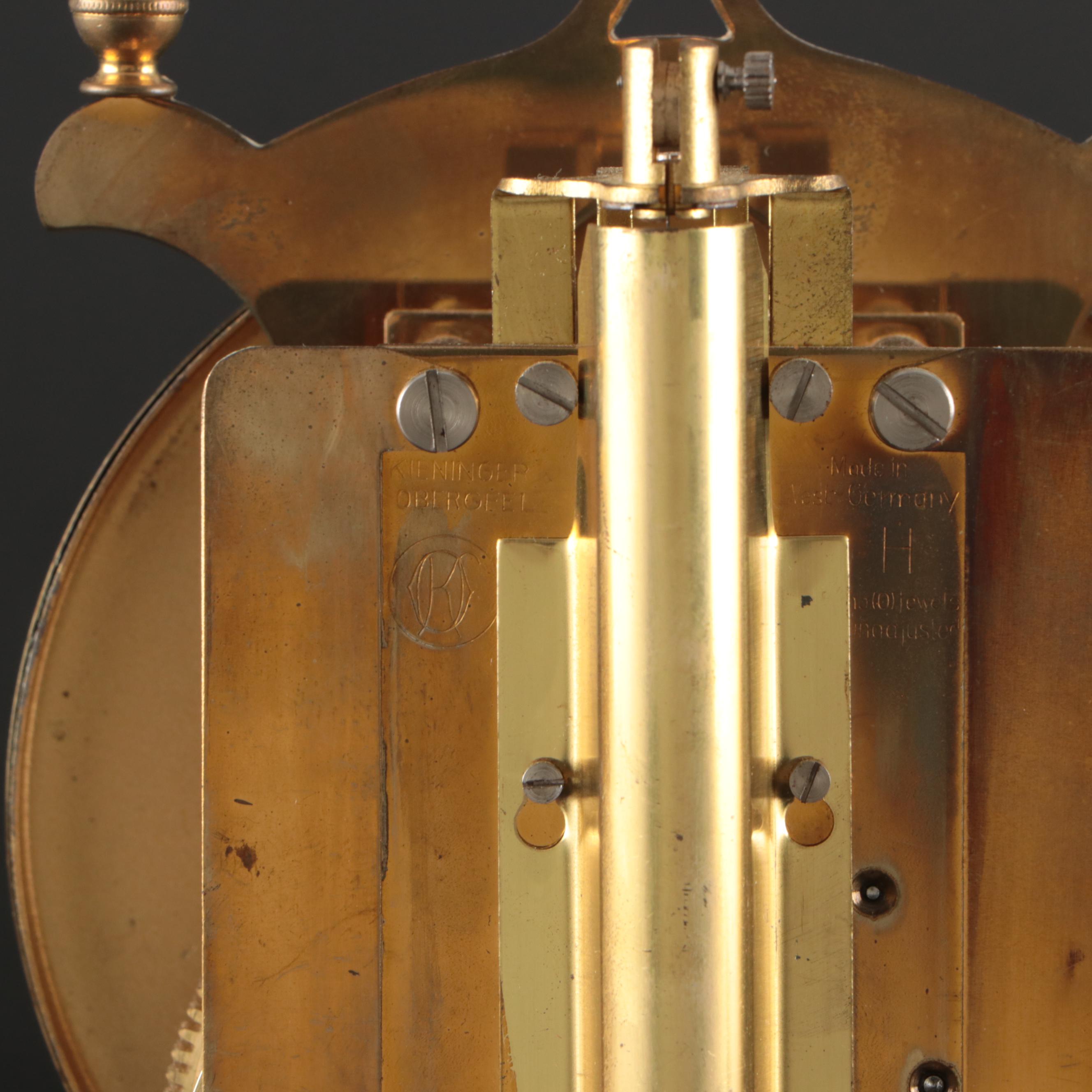 Kundo German Brass Finish Anniversary Clock