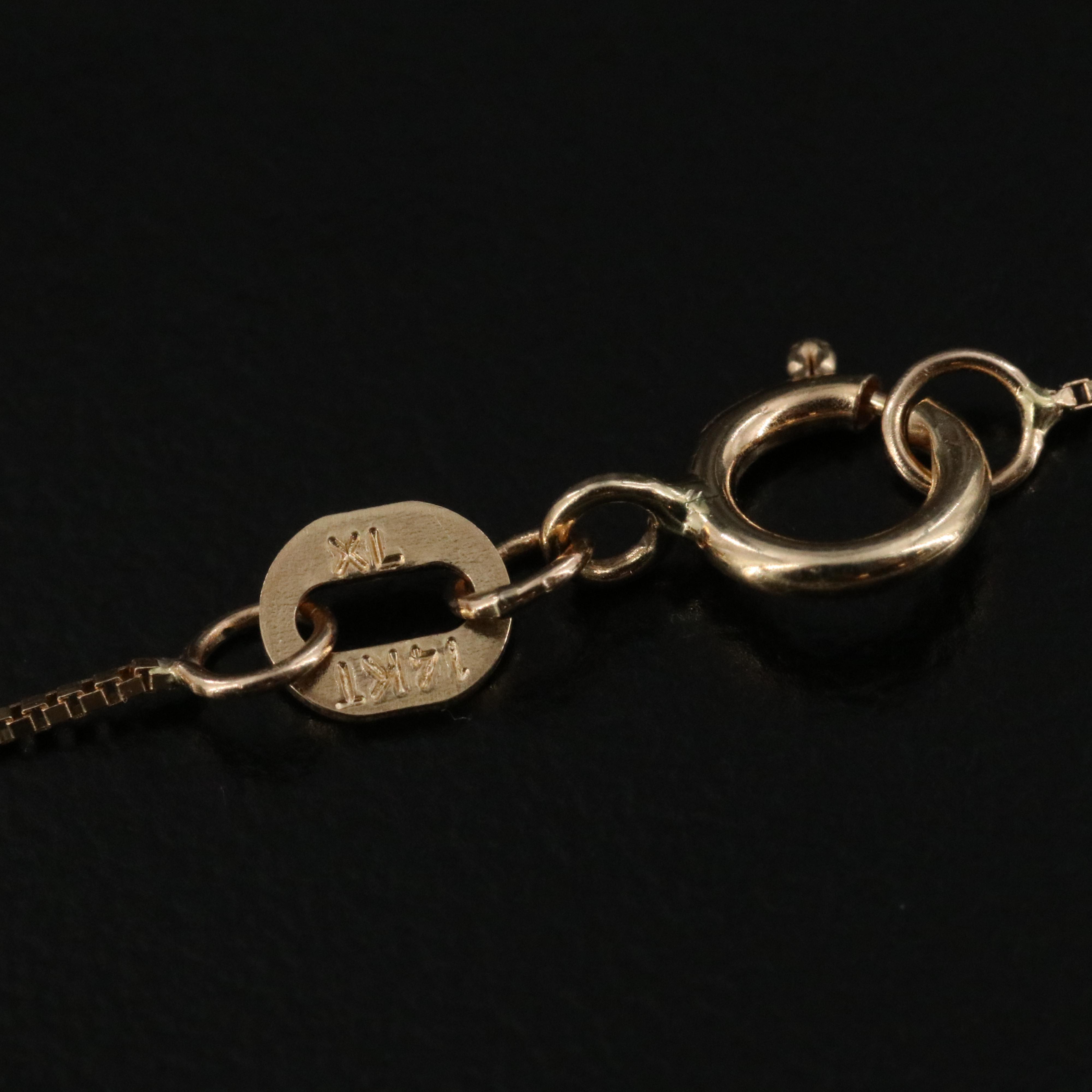 14K 0.25 CTW Diamond Pendant Necklace